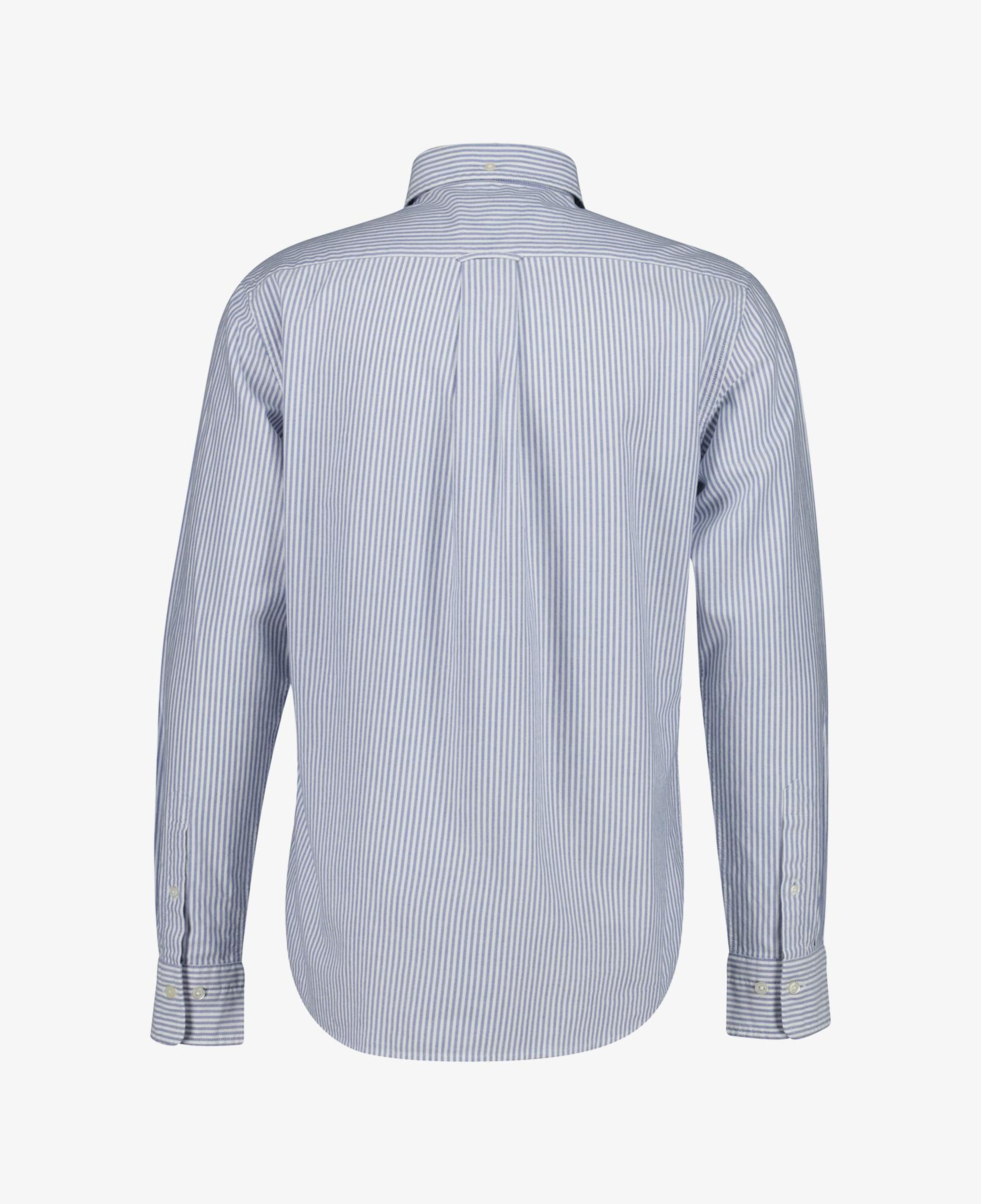 GANT Erkek Mavi Regular Fit Çizgili Logolu Gömlek