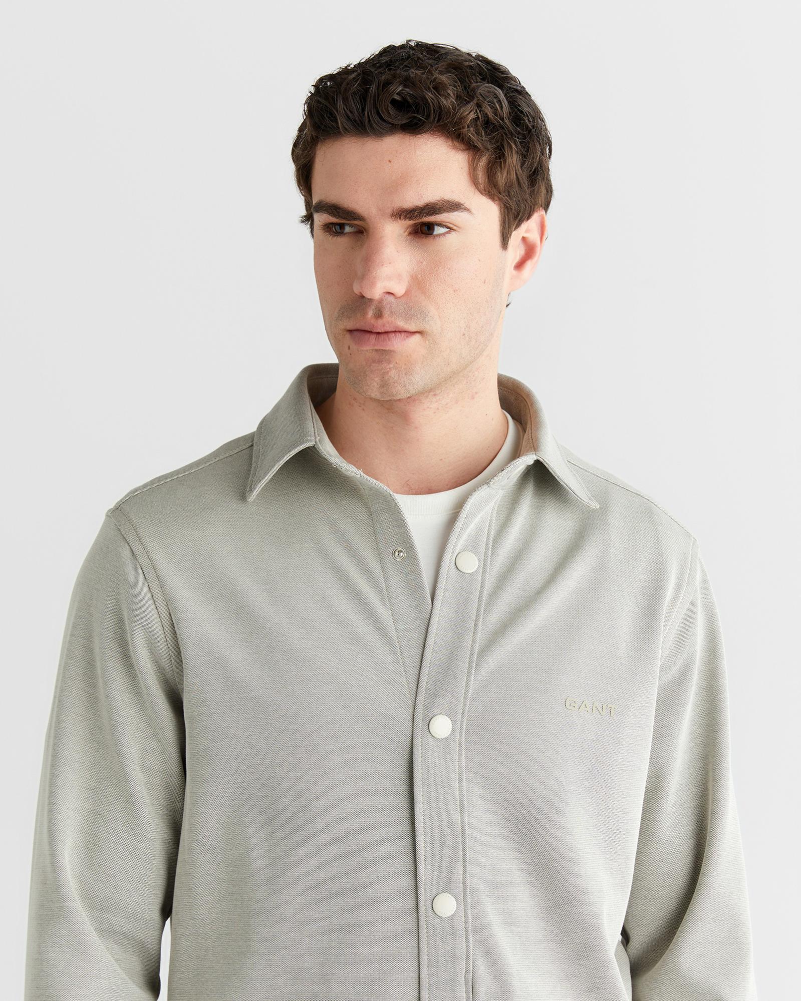 GANT Erkek Bej Regular Fit Gömlek Yaka Gömlek