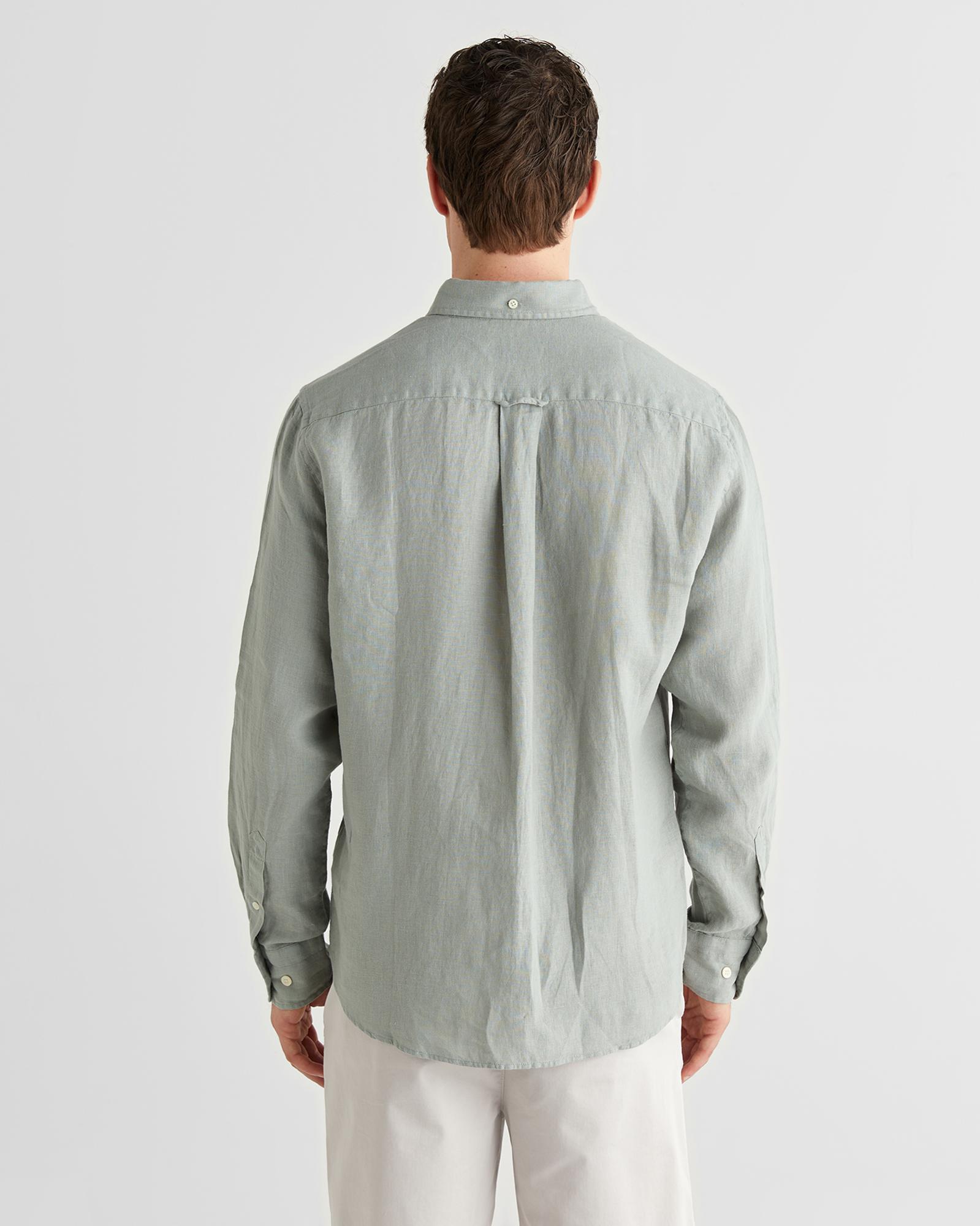 GANT Erkek Yeşil Regular Fit Gömlek