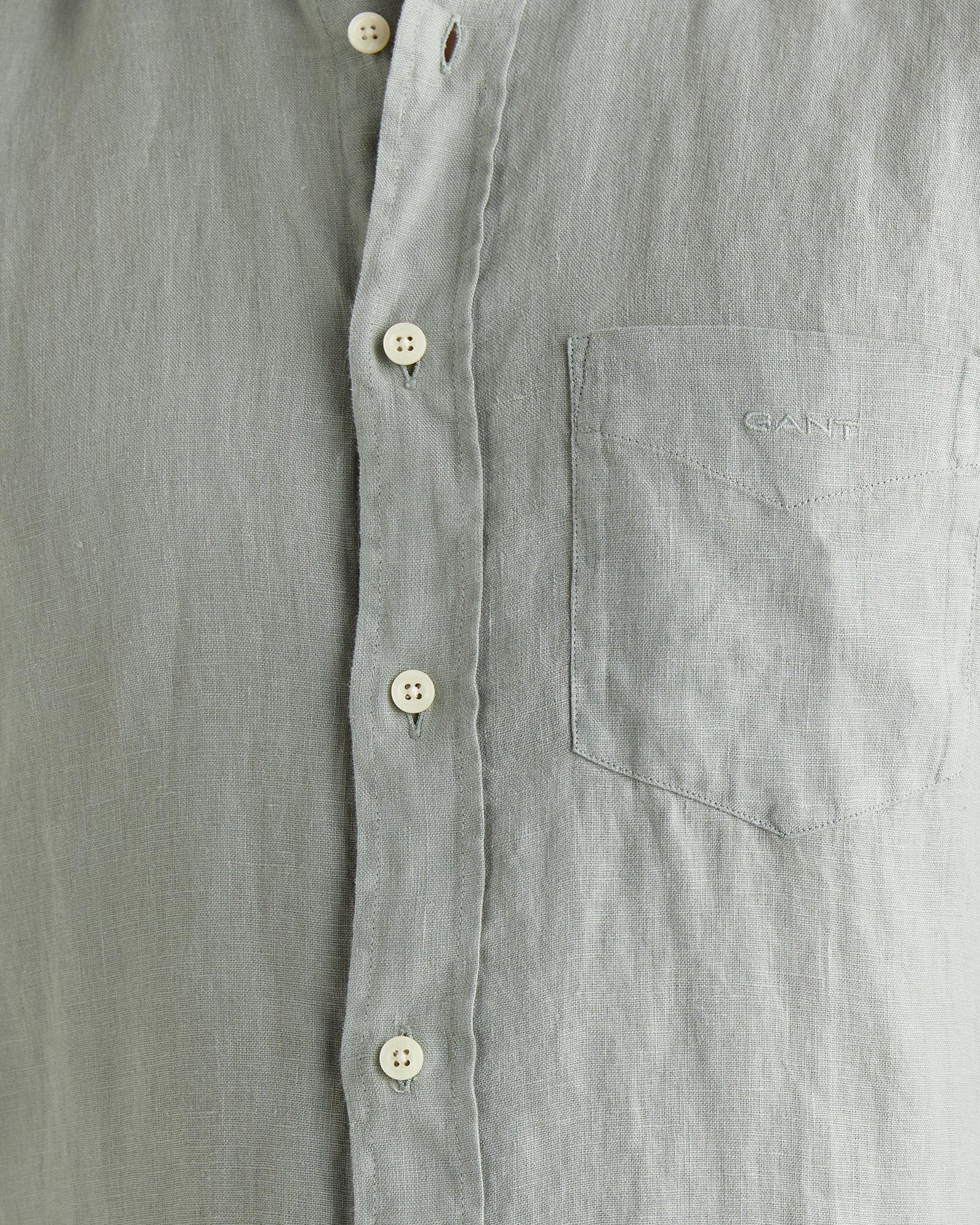 GANT Erkek Yeşil Regular Fit Gömlek