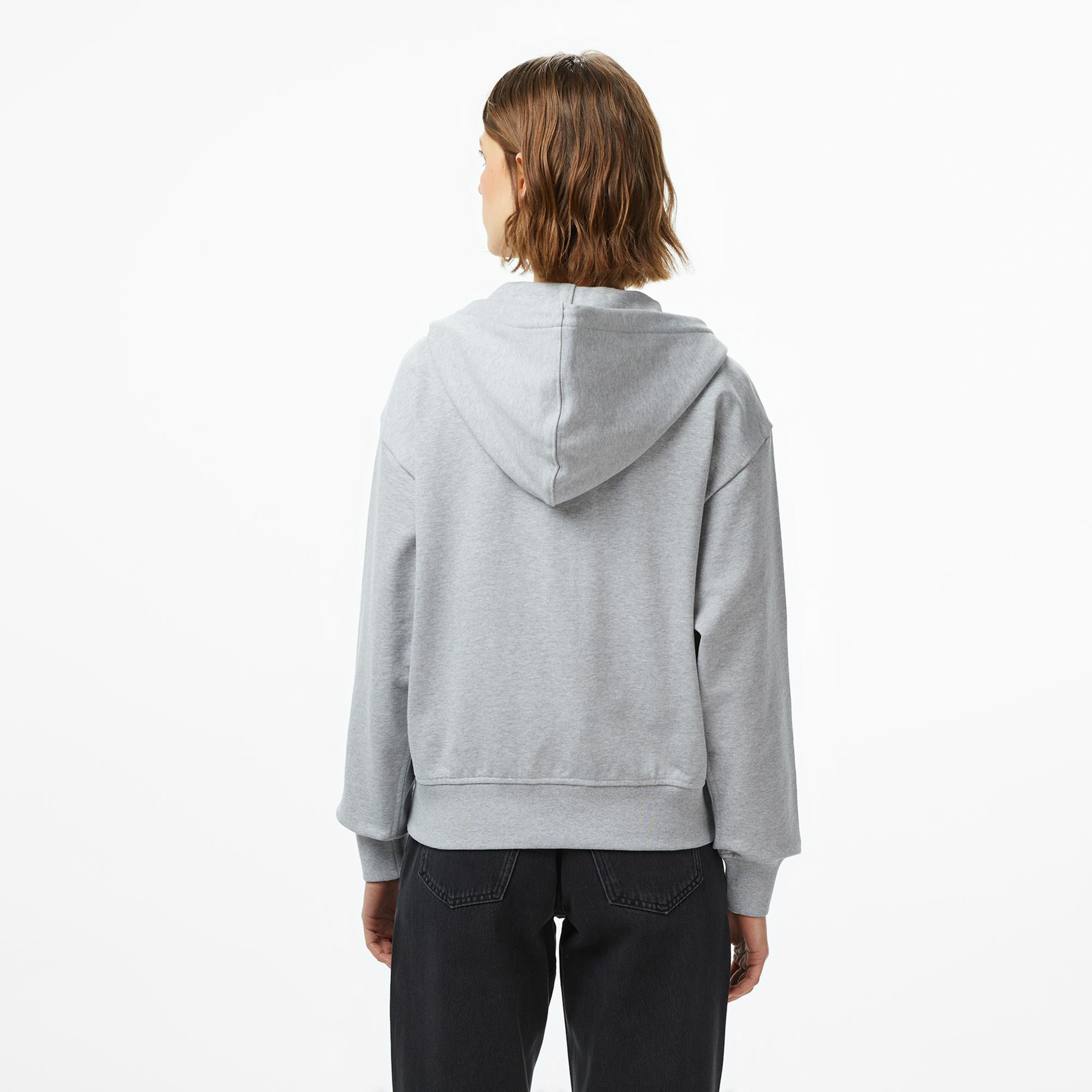 Calvin Klein Monologo Kadın Gri Sweatshirt