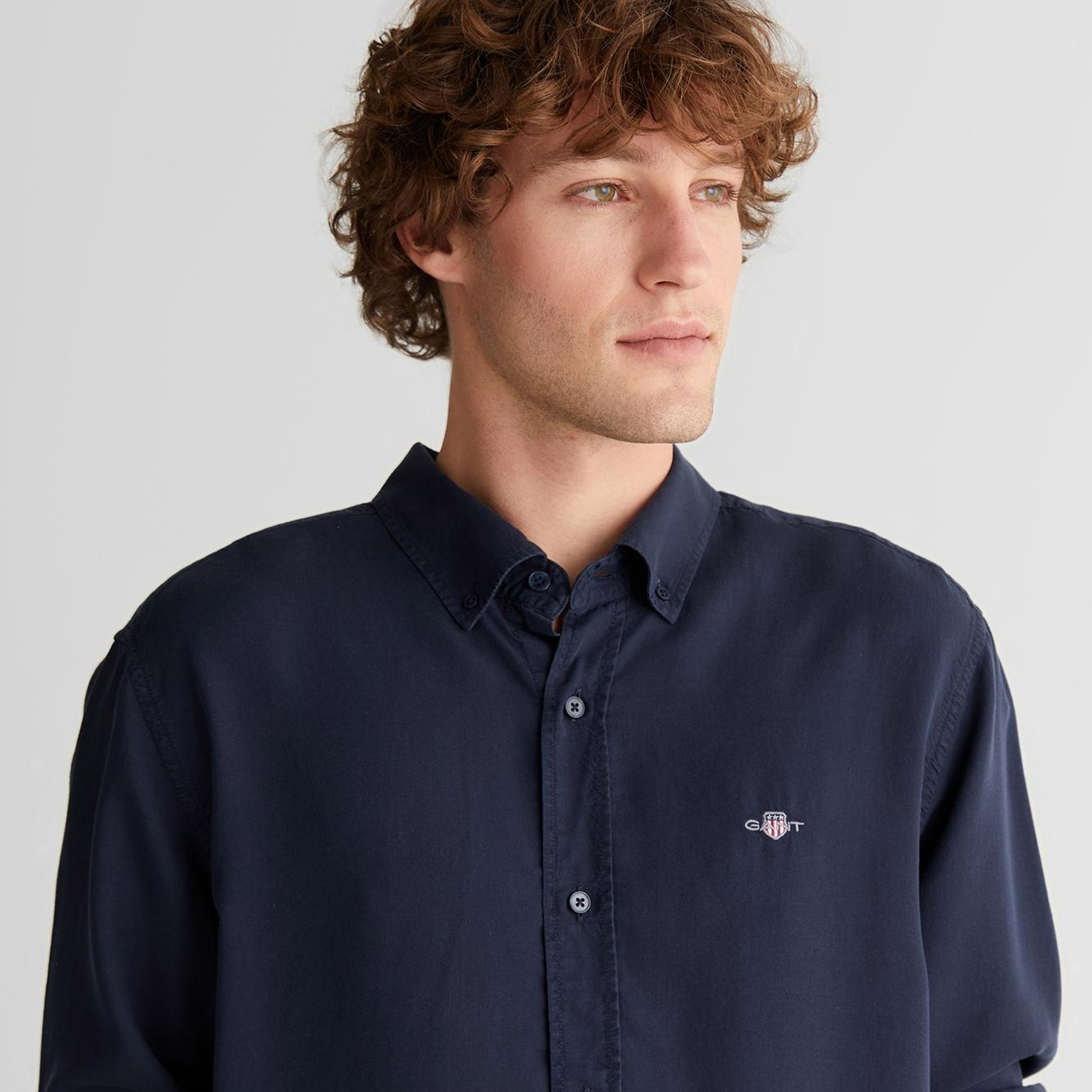 GANT Erkek Lacivert Gömlek