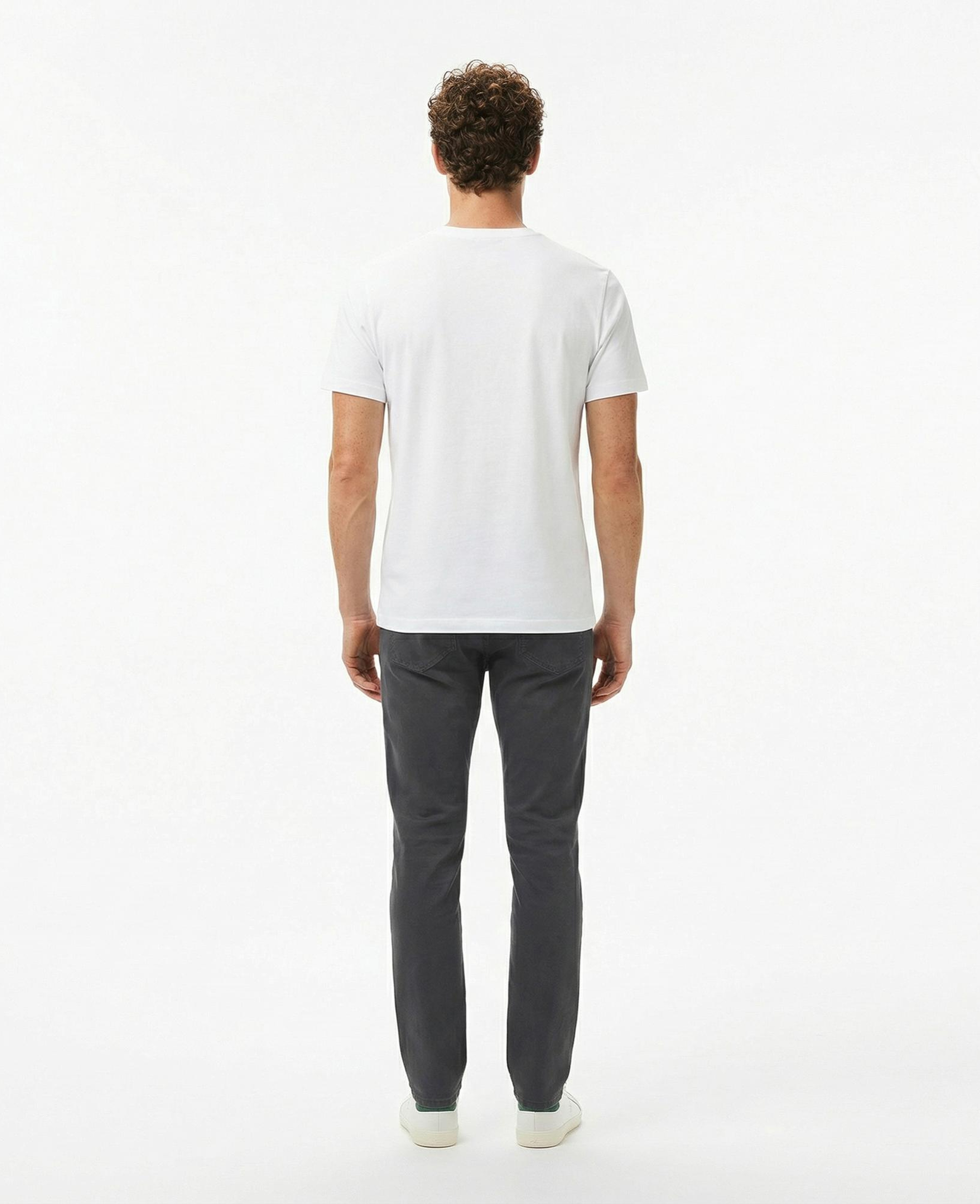 Lacoste Erkek Slim Fit Gri Jean Pantolon