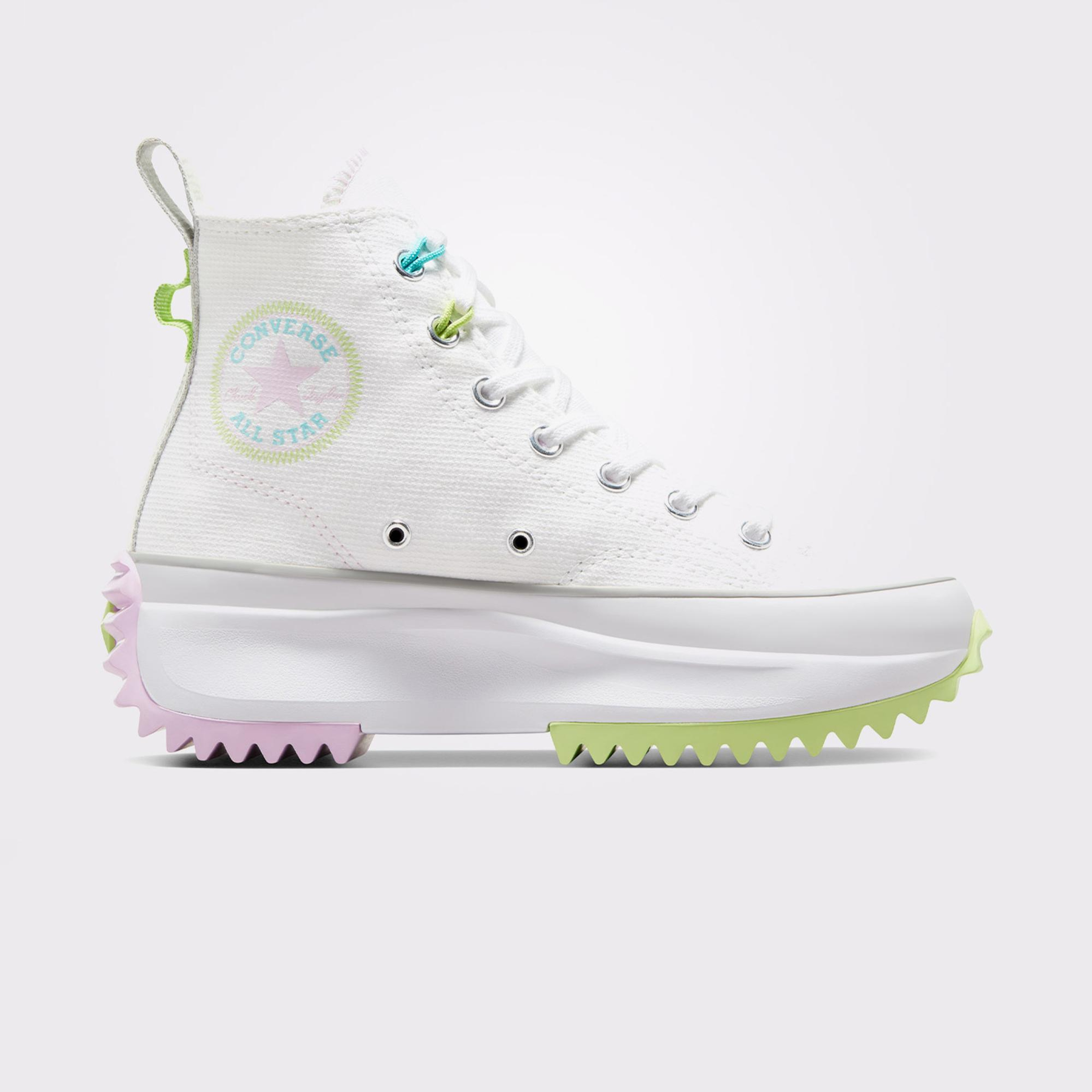 Converse Run Star Hike Unisex Beyaz Platform Sneaker