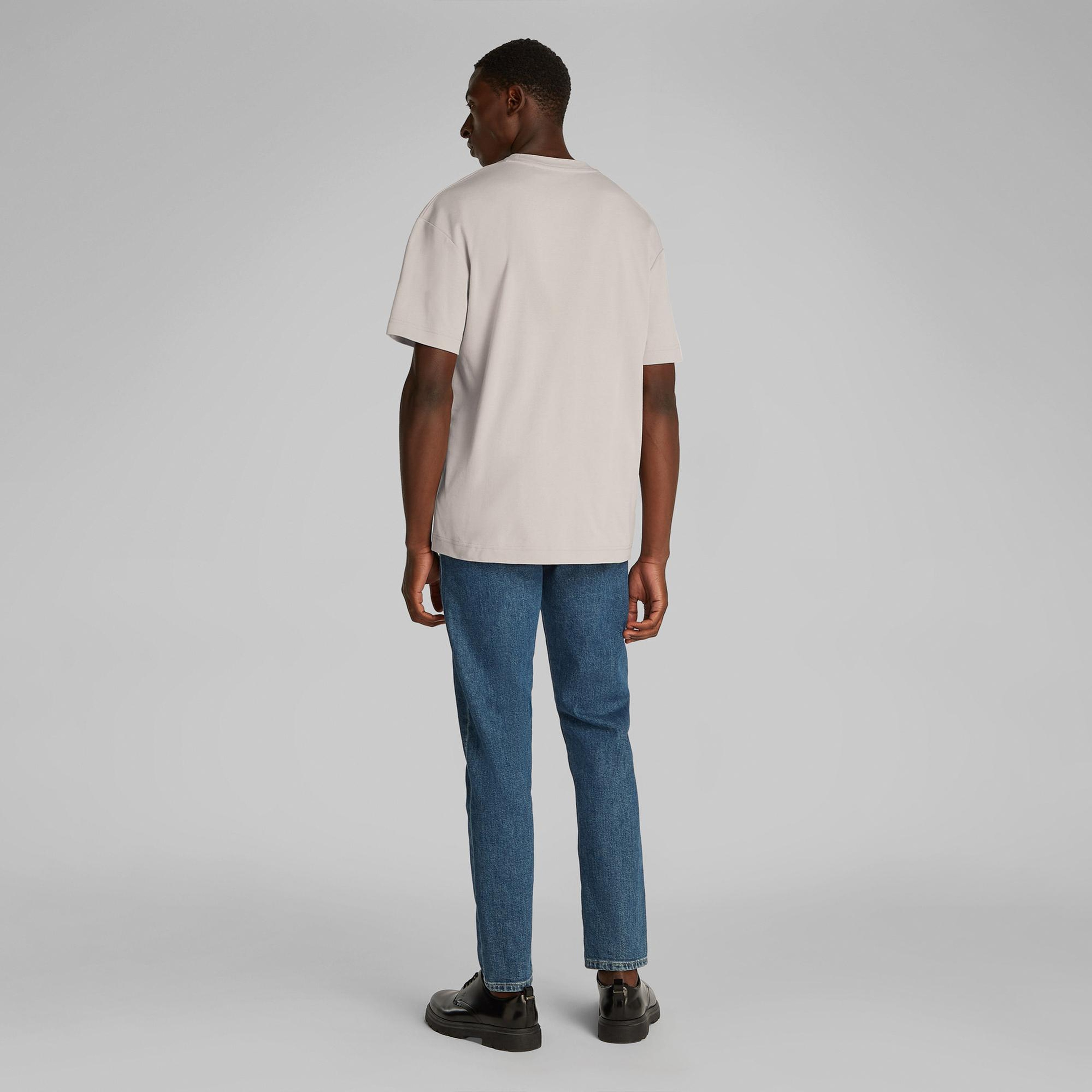 Calvin Klein Erkek Gri T-Shirt