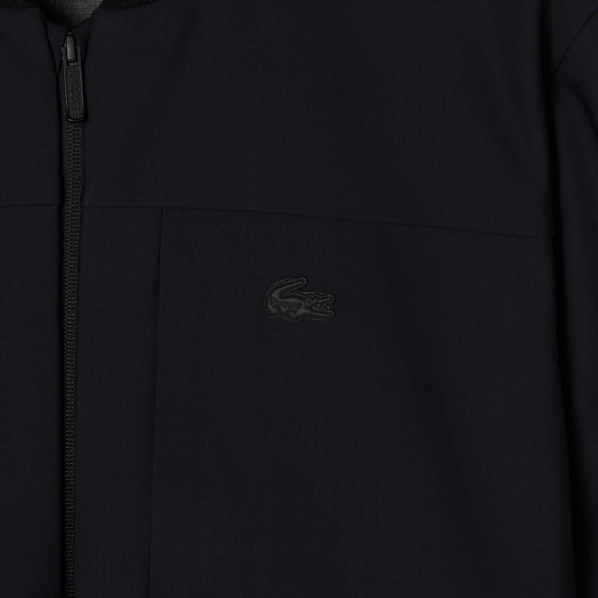 Lacoste Erkek Hakim Yaka Siyah Bomber Ceket