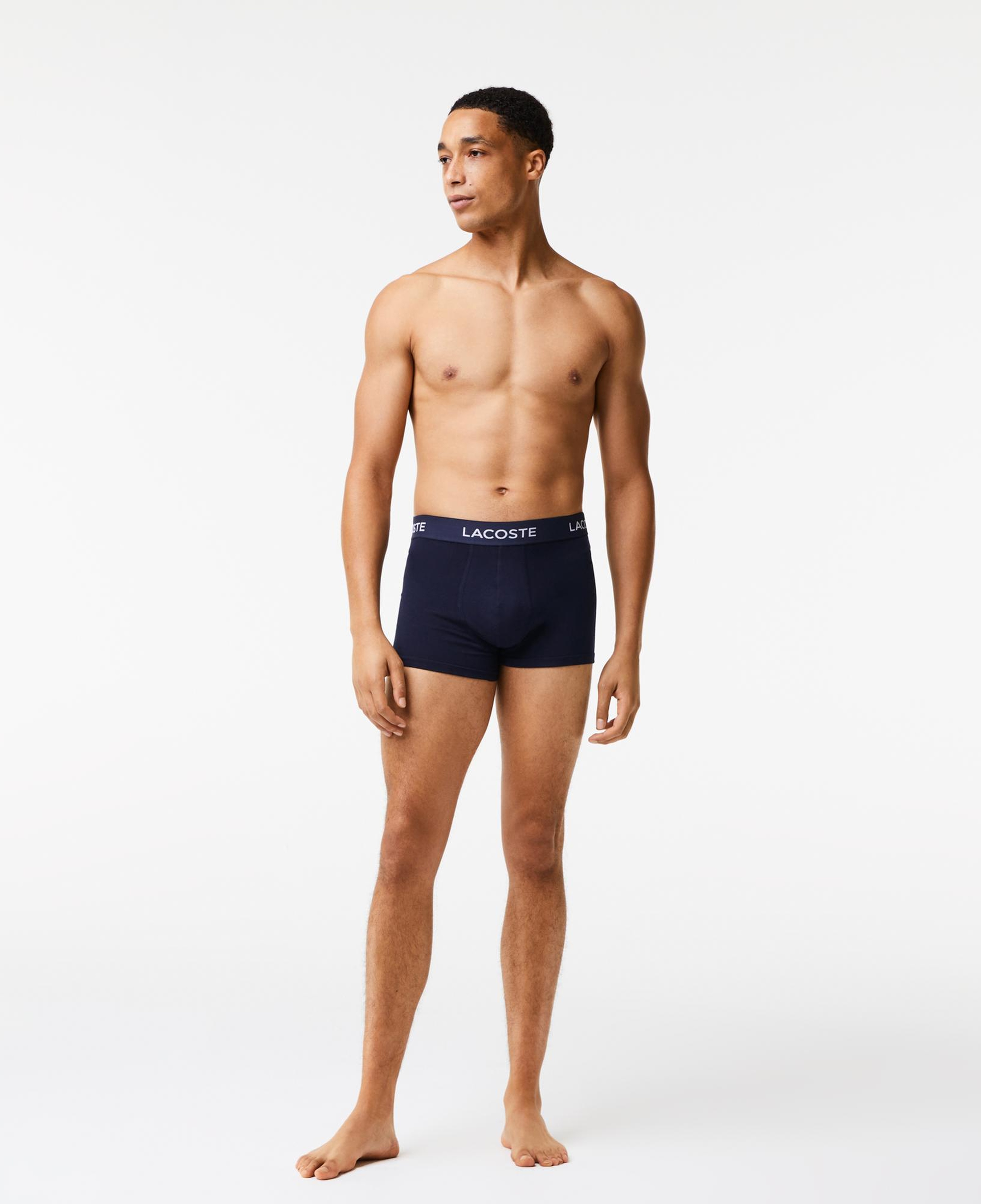 Lacoste Erkek 3'lü Lacivert Boxer