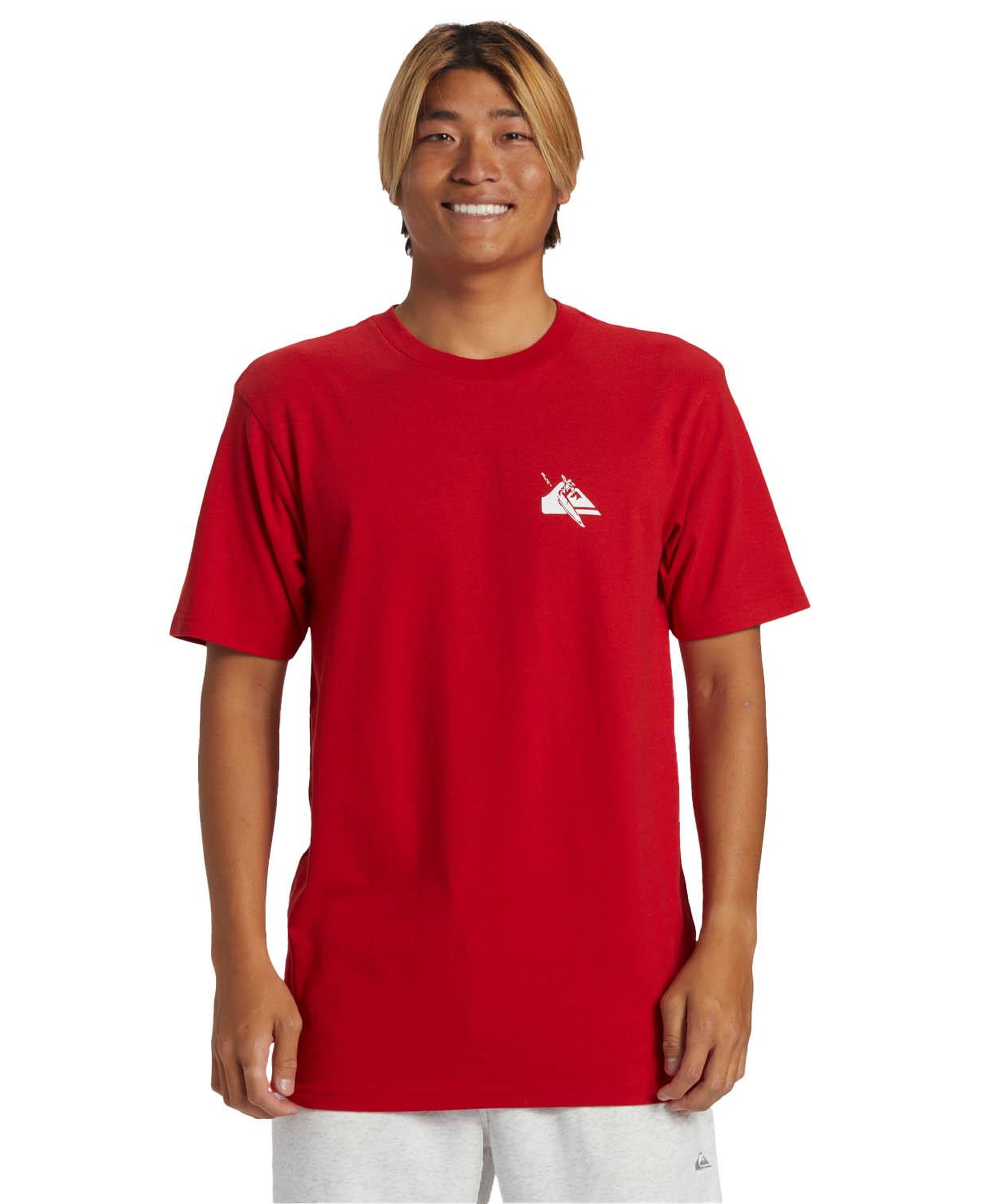 Quiksilver Qs Petroglyph Logo Dna Erkek Kırmızı Tişört