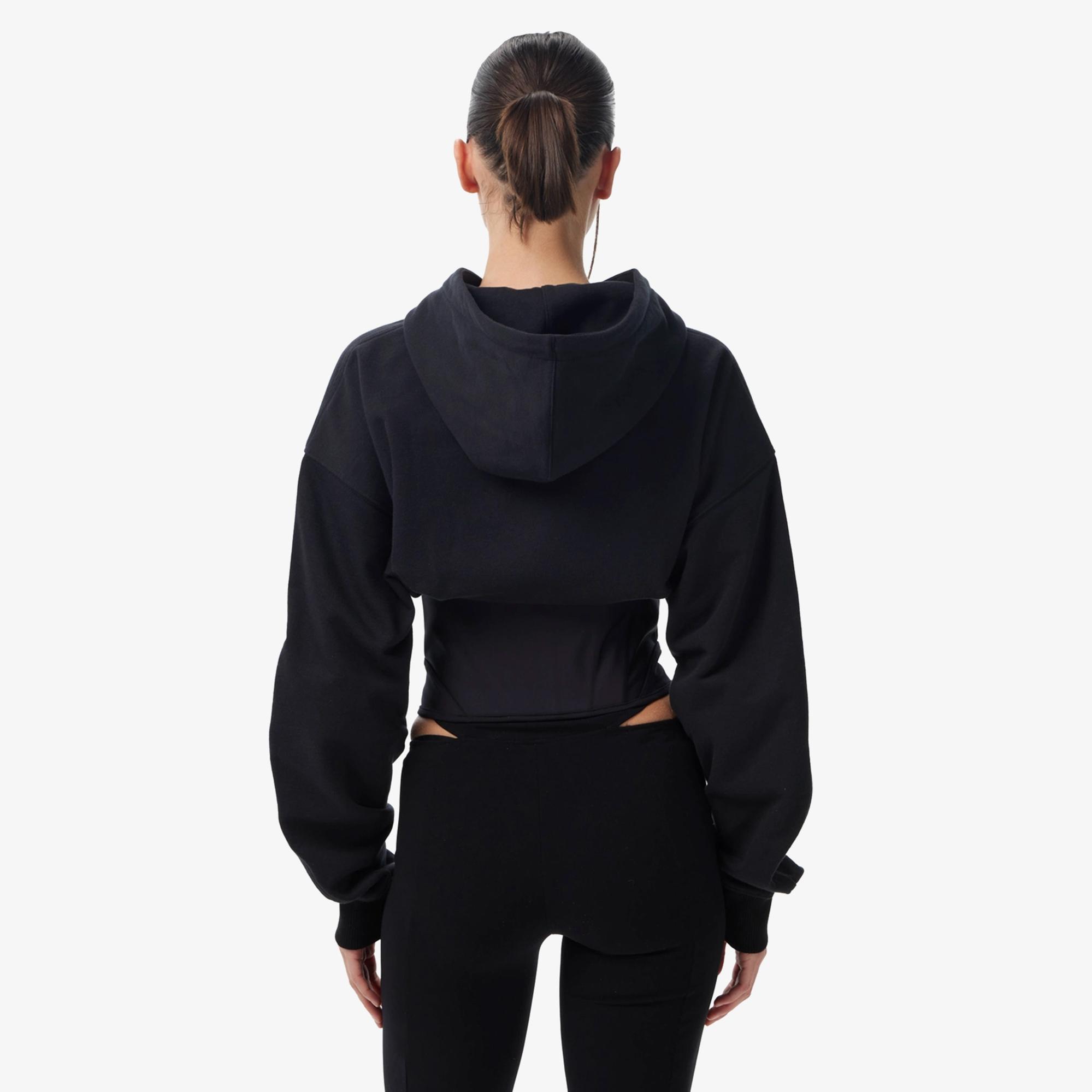 Fabby Siyah Kadın Sweatshirt