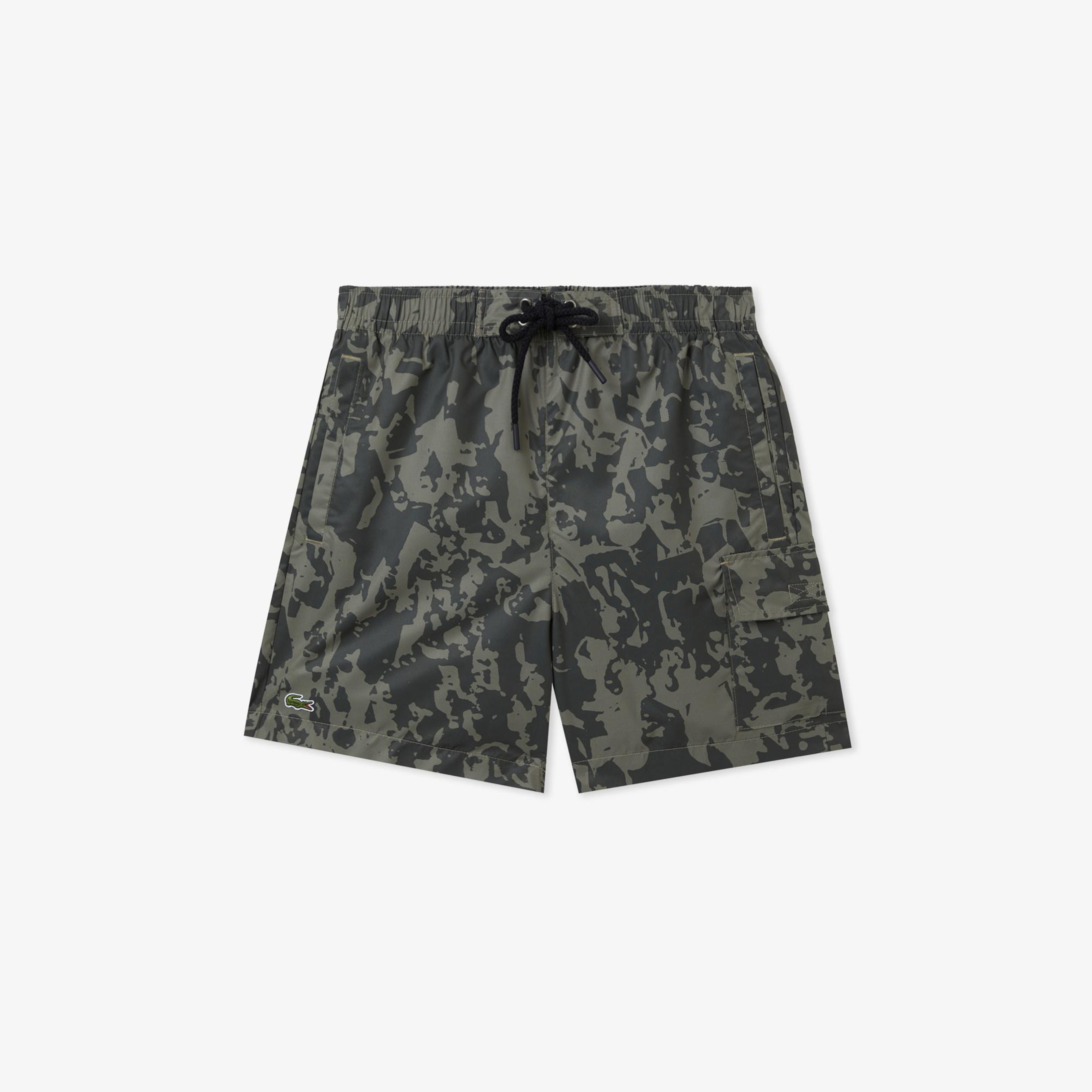 Lacoste Erkek Regular Fit Desenli Haki Mayo