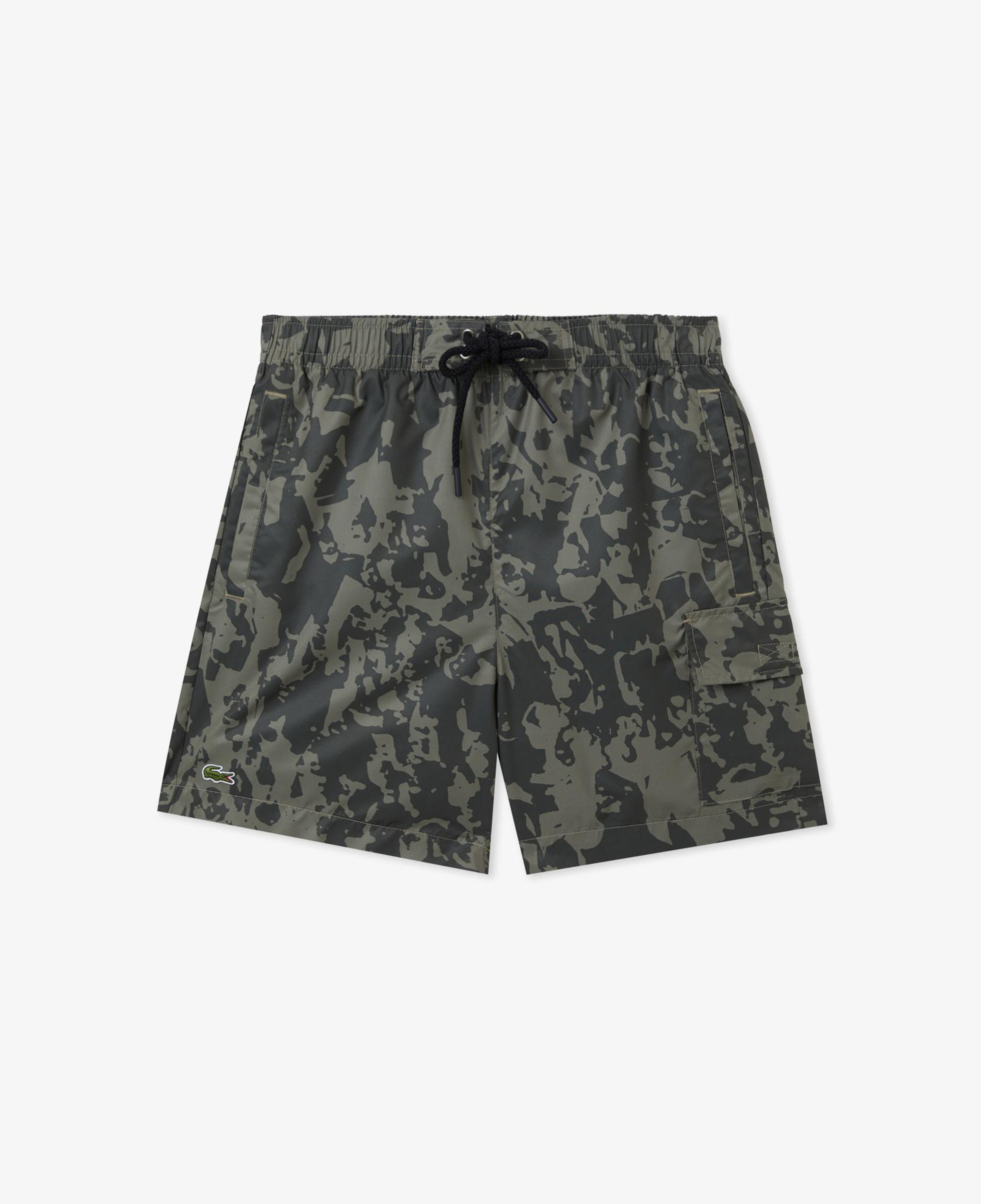 Lacoste Erkek Regular Fit Desenli Haki Mayo