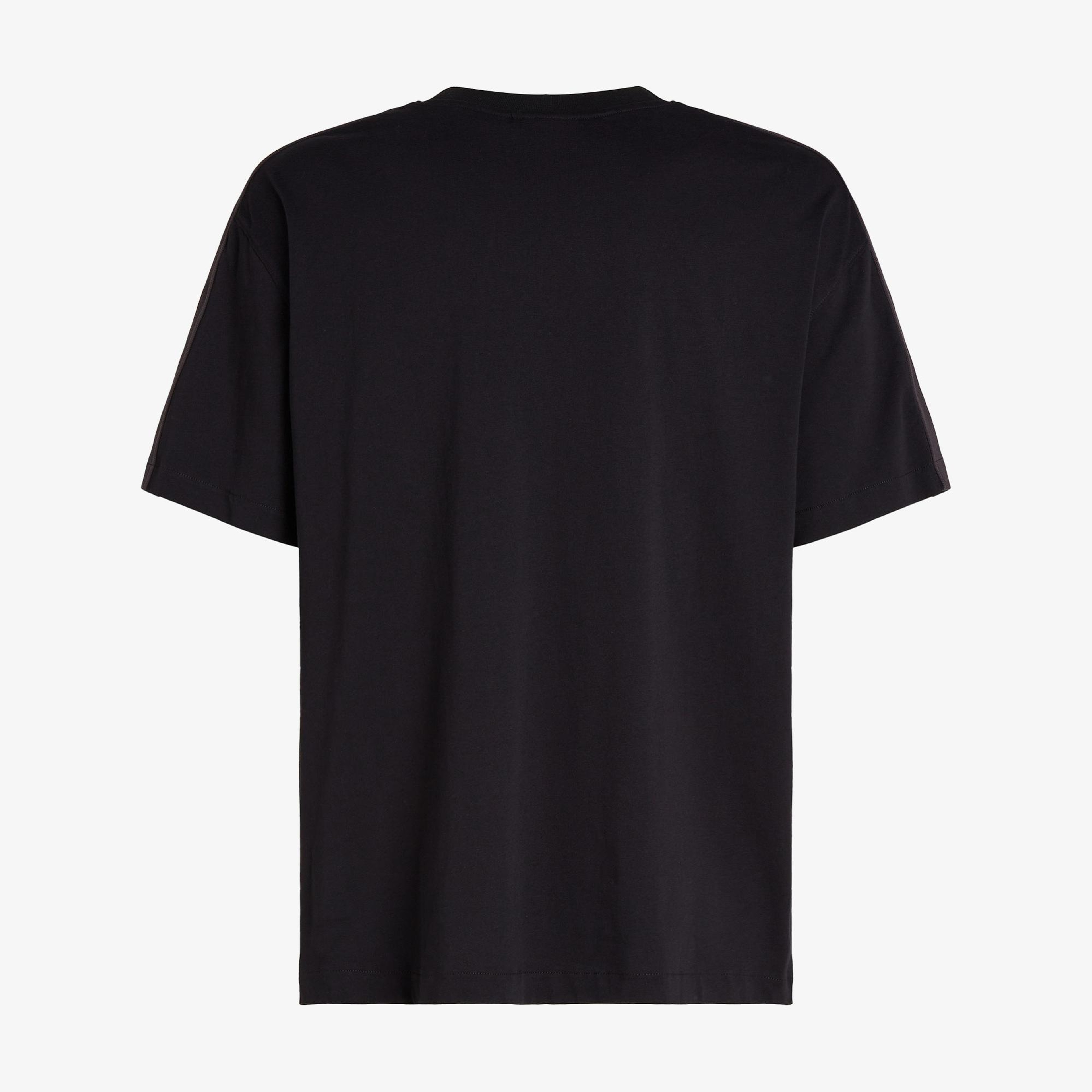 Calvin Klein Logo Tape Erkek Siyah T-Shirt