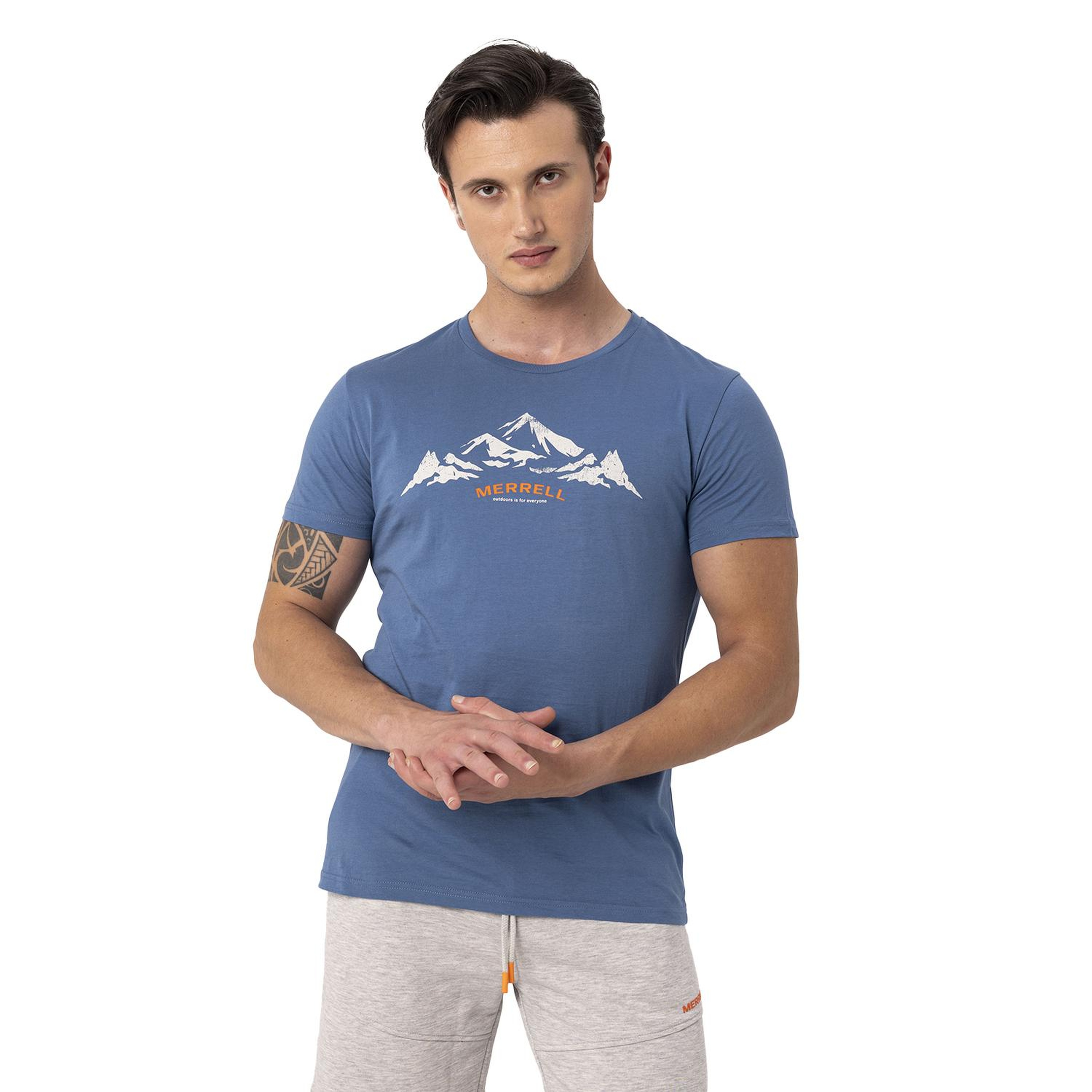 Merrell Taurus Erkek Mavi Tişört