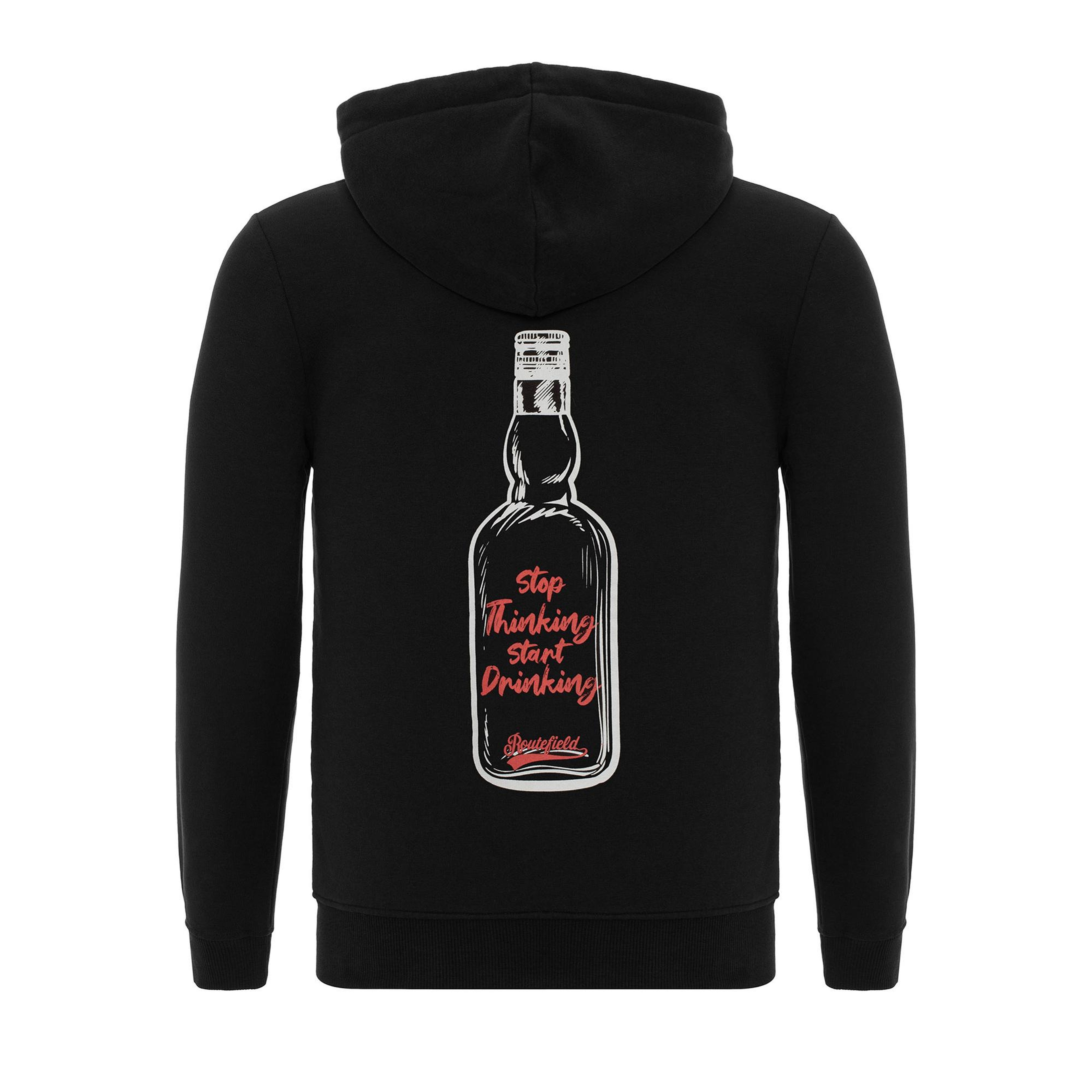 Routefield Heady Erkek Siyah Sweatshirt