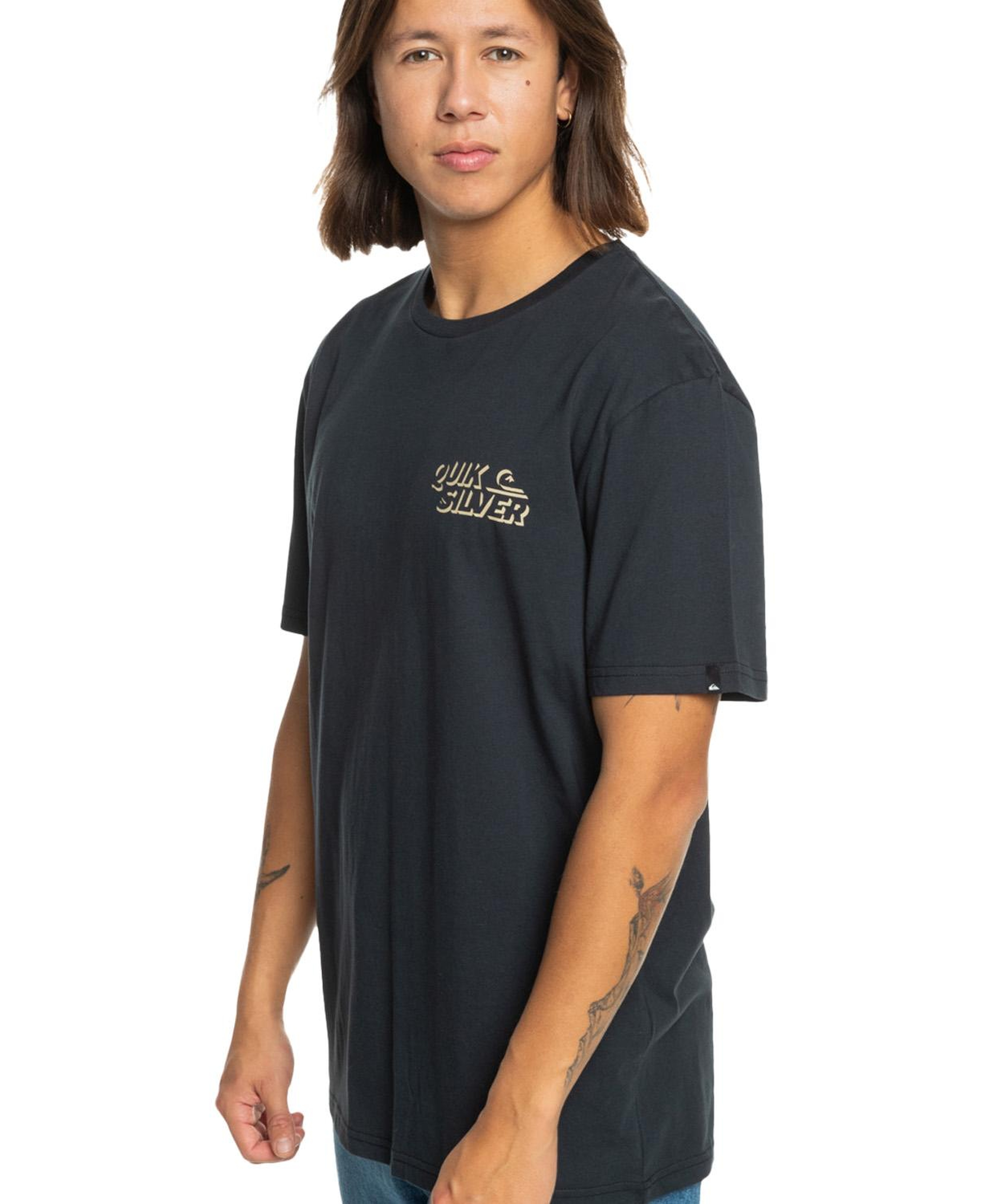 Quiksilver Shadow Knock Erkek Siyah Tişört