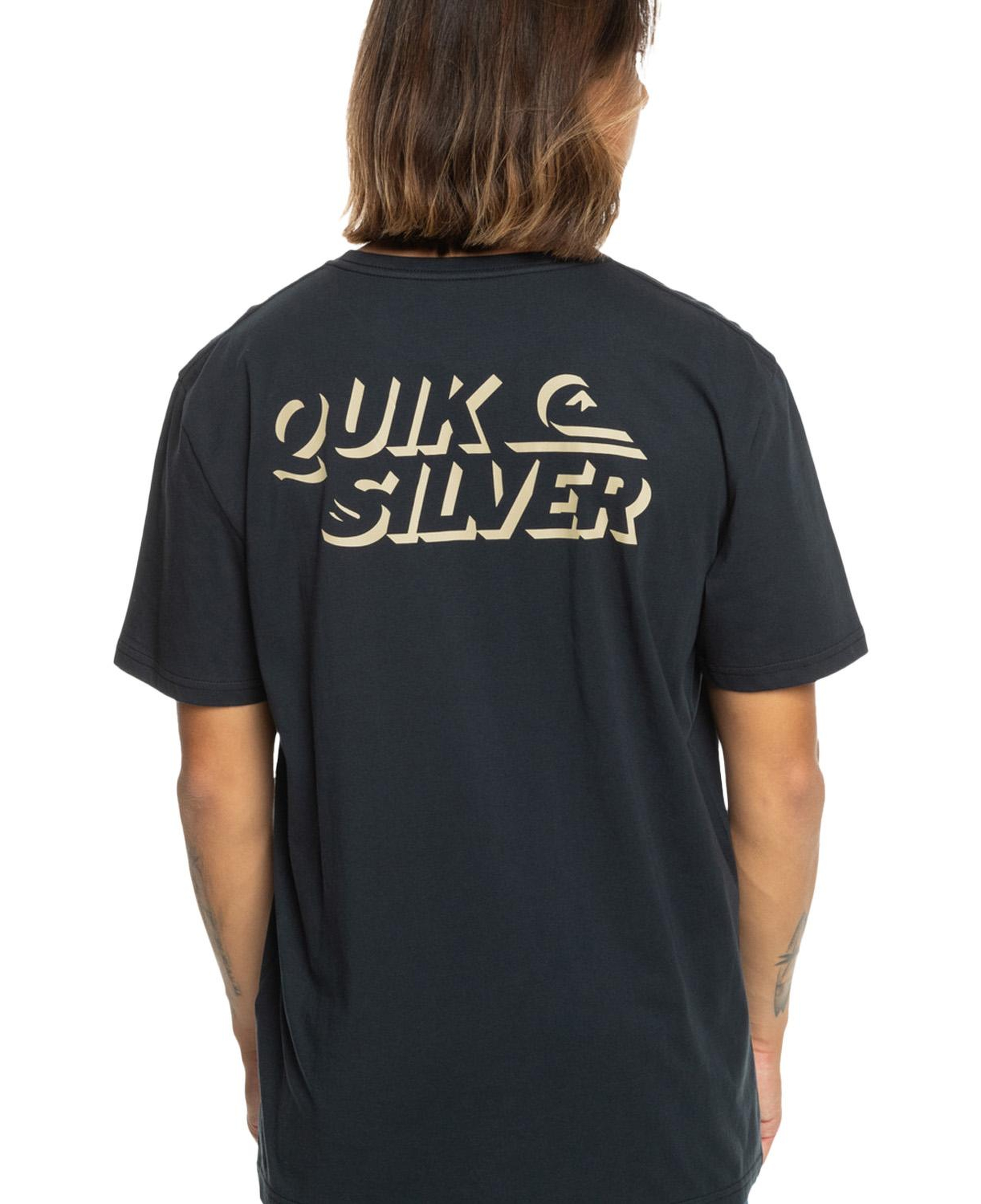 Quiksilver Shadow Knock Erkek Siyah Tişört