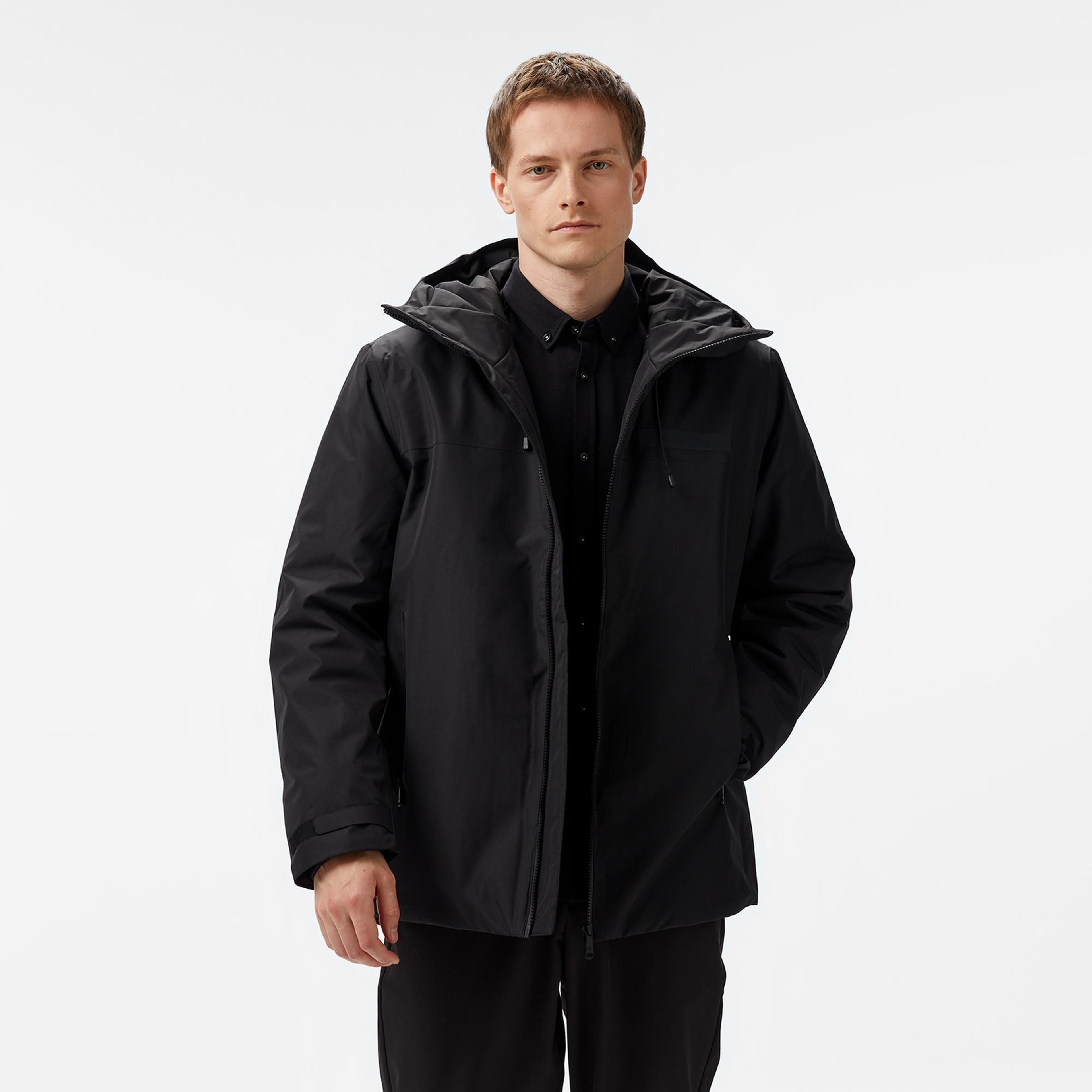 Calvin Klein Erkek Siyah Mont