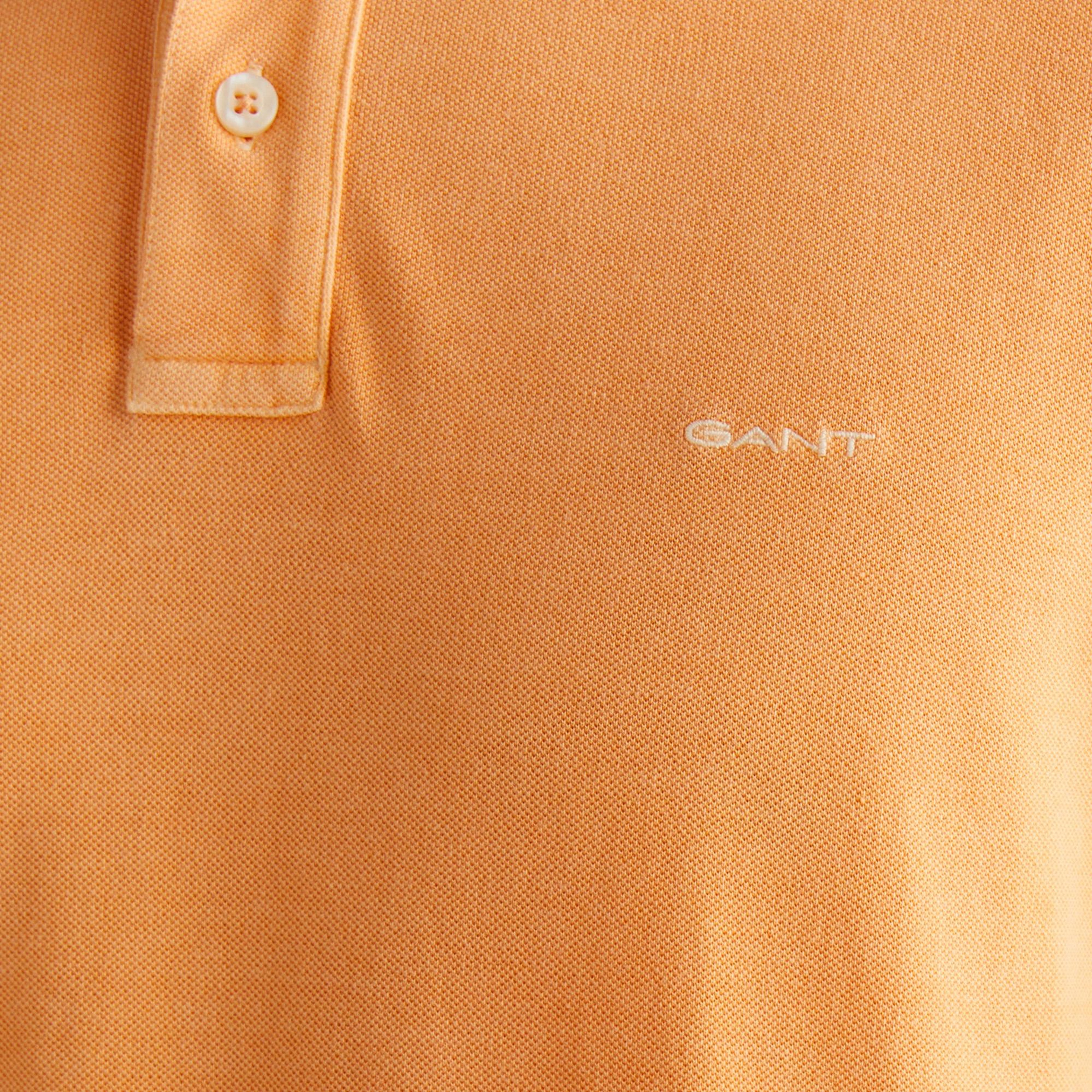 GANT Erkek Turuncu Regular Fit Polo