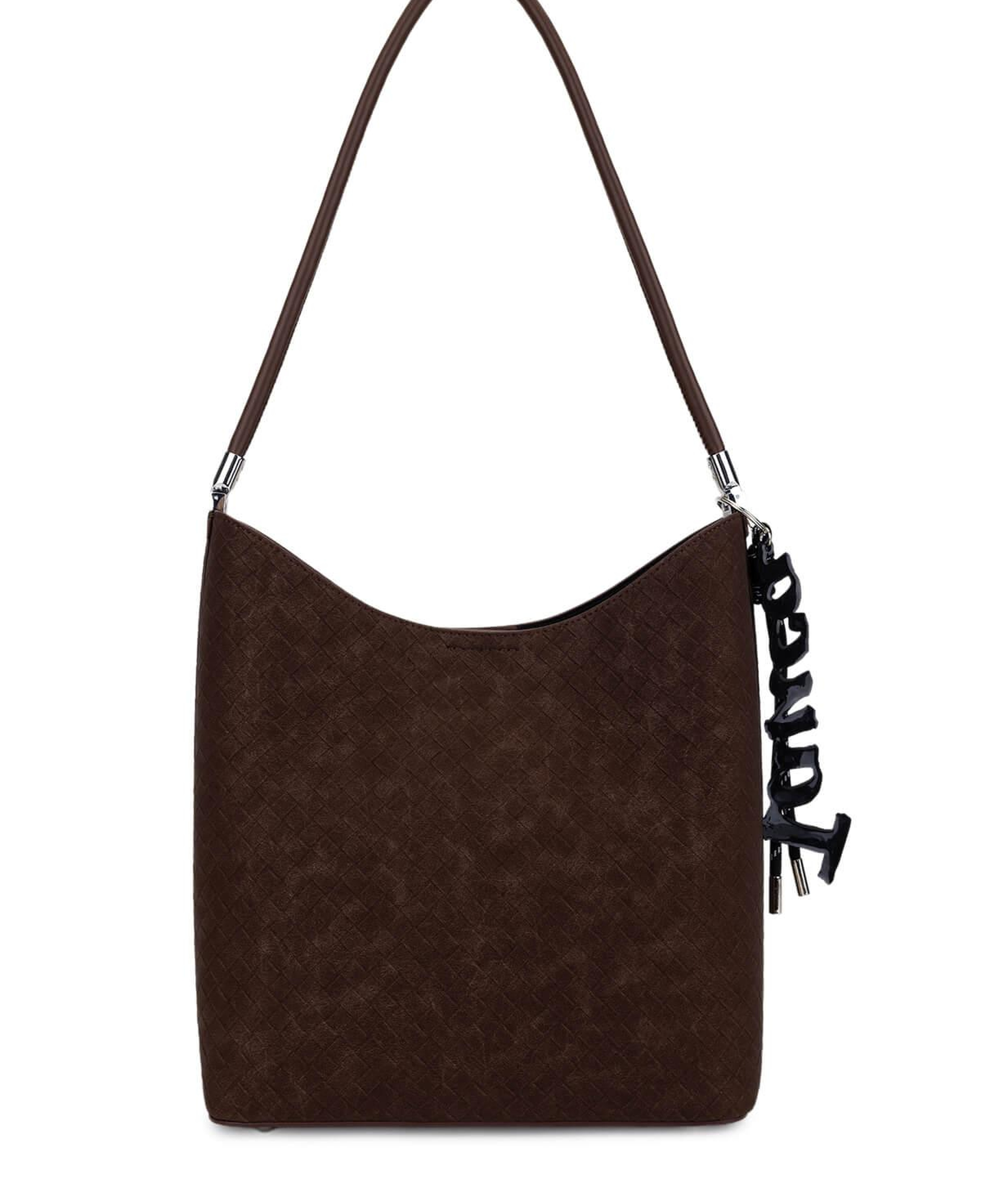 Tamer Tanca Kadın Suni Deri Kahverengi Omuz Çanta