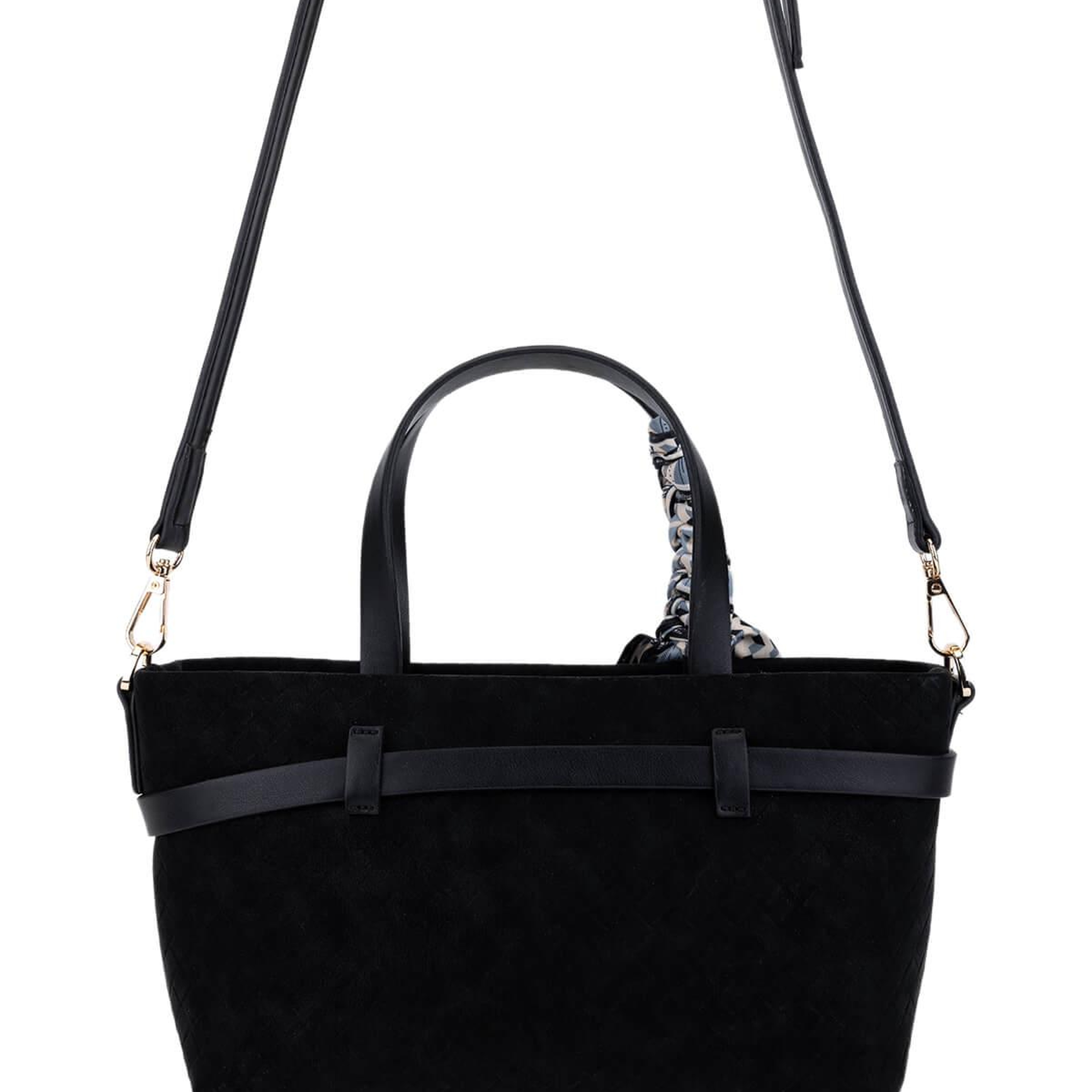 Tamer Tanca Kadın Suni Deri Siyah Kol Çantası