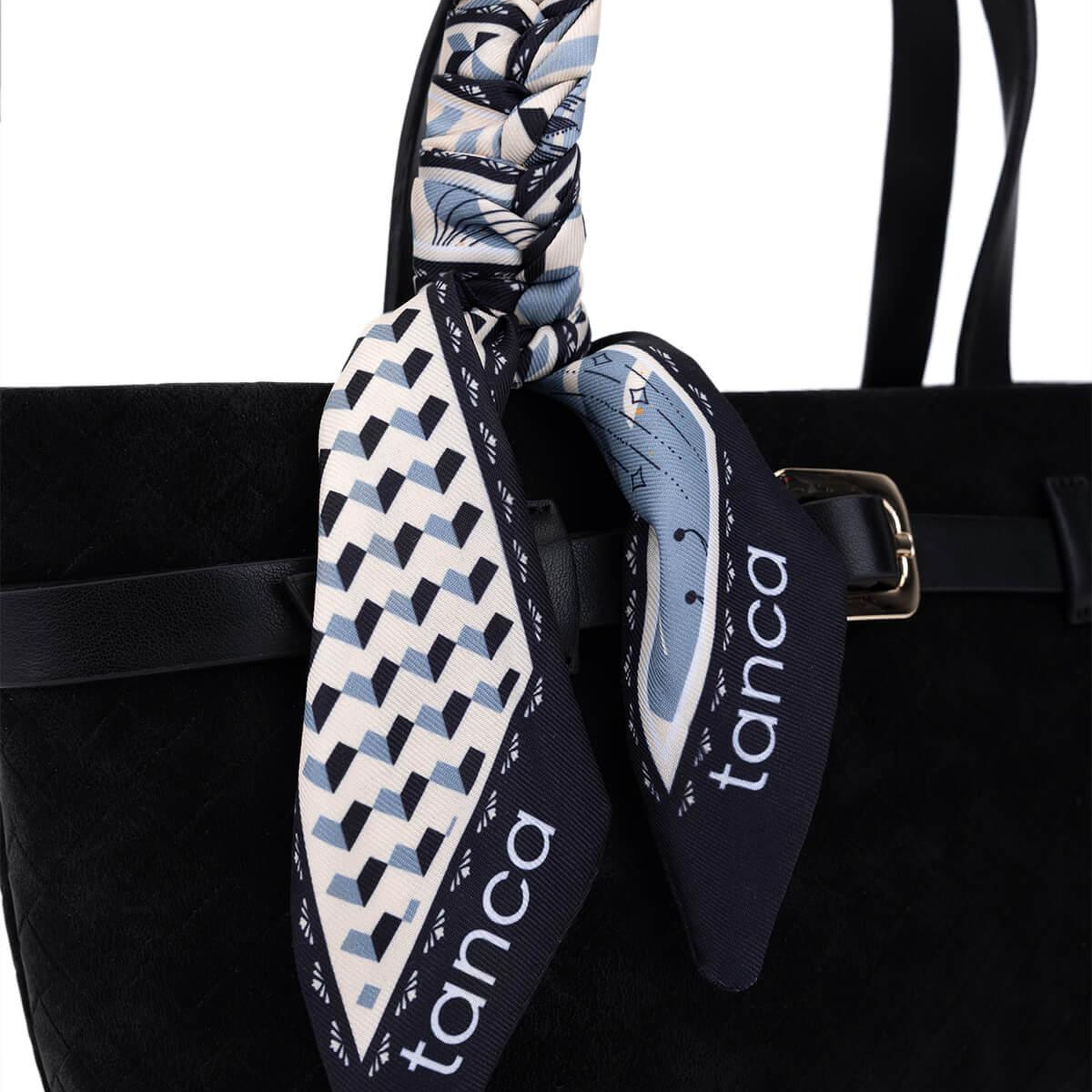 Tamer Tanca Kadın Suni Deri Siyah Kol Çantası