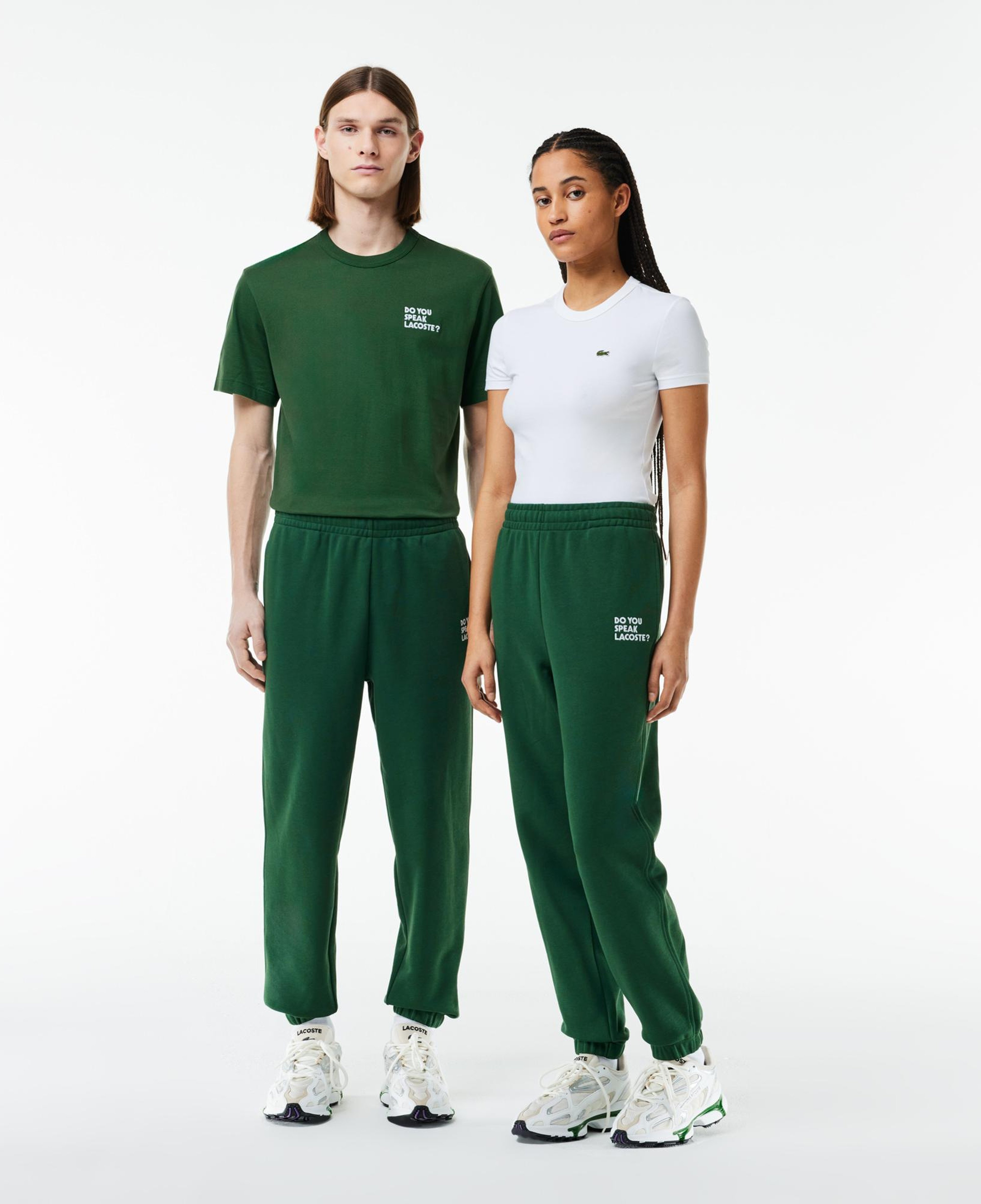 Unisex Relaxed Fit Yeşil Eşofman Altı