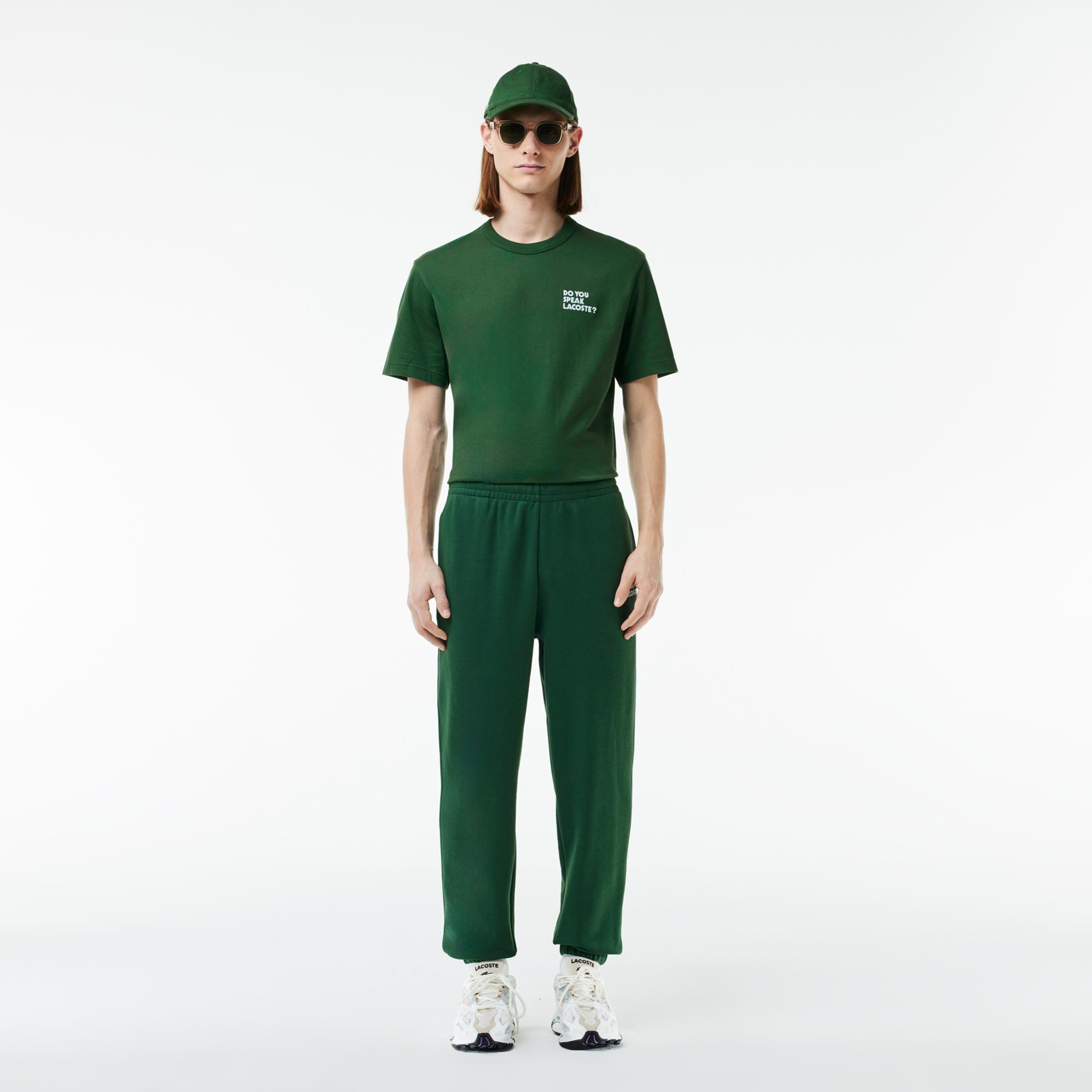 Unisex Relaxed Fit Yeşil Eşofman Altı