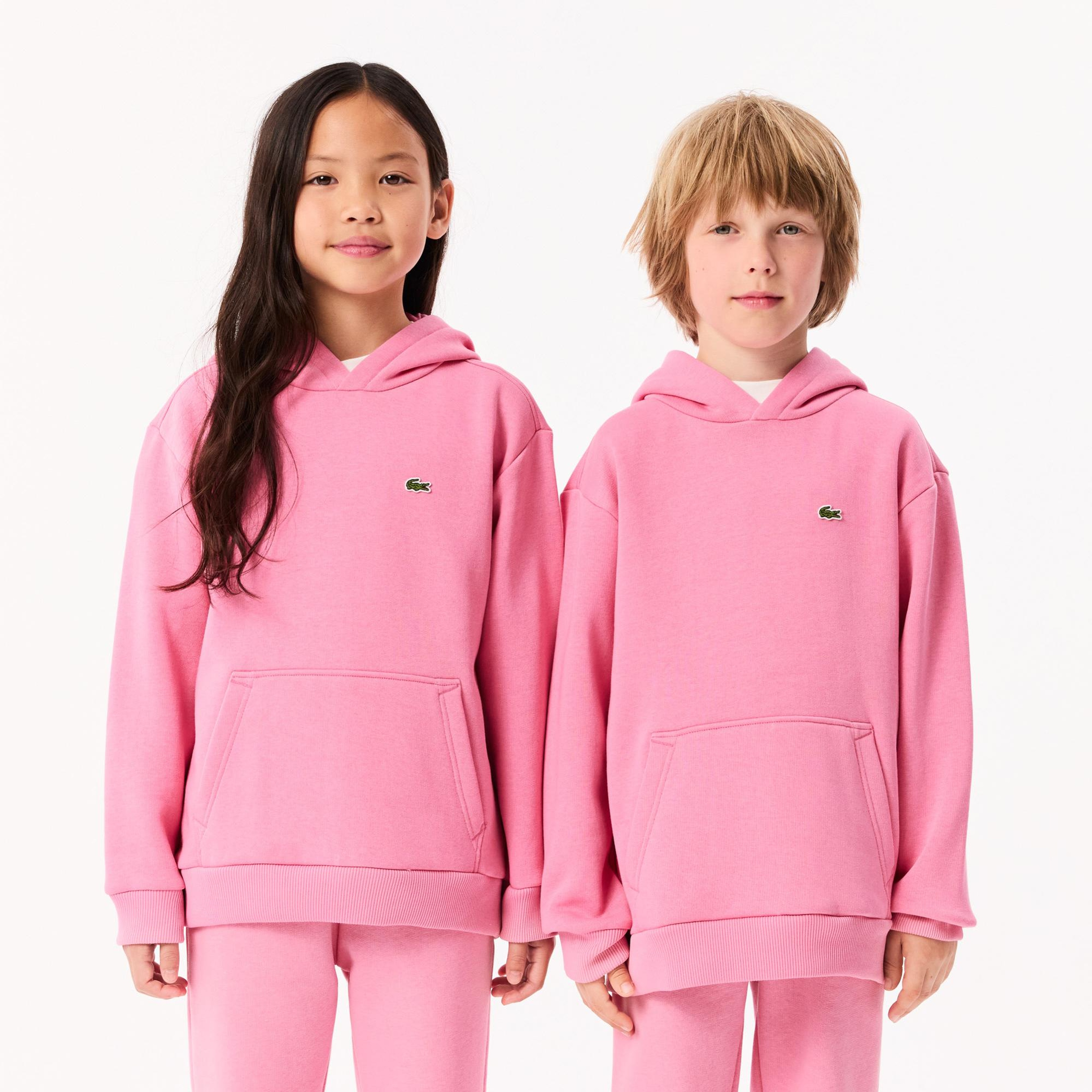 Çocuk Kapüşonlu Pembe Sweatshirt