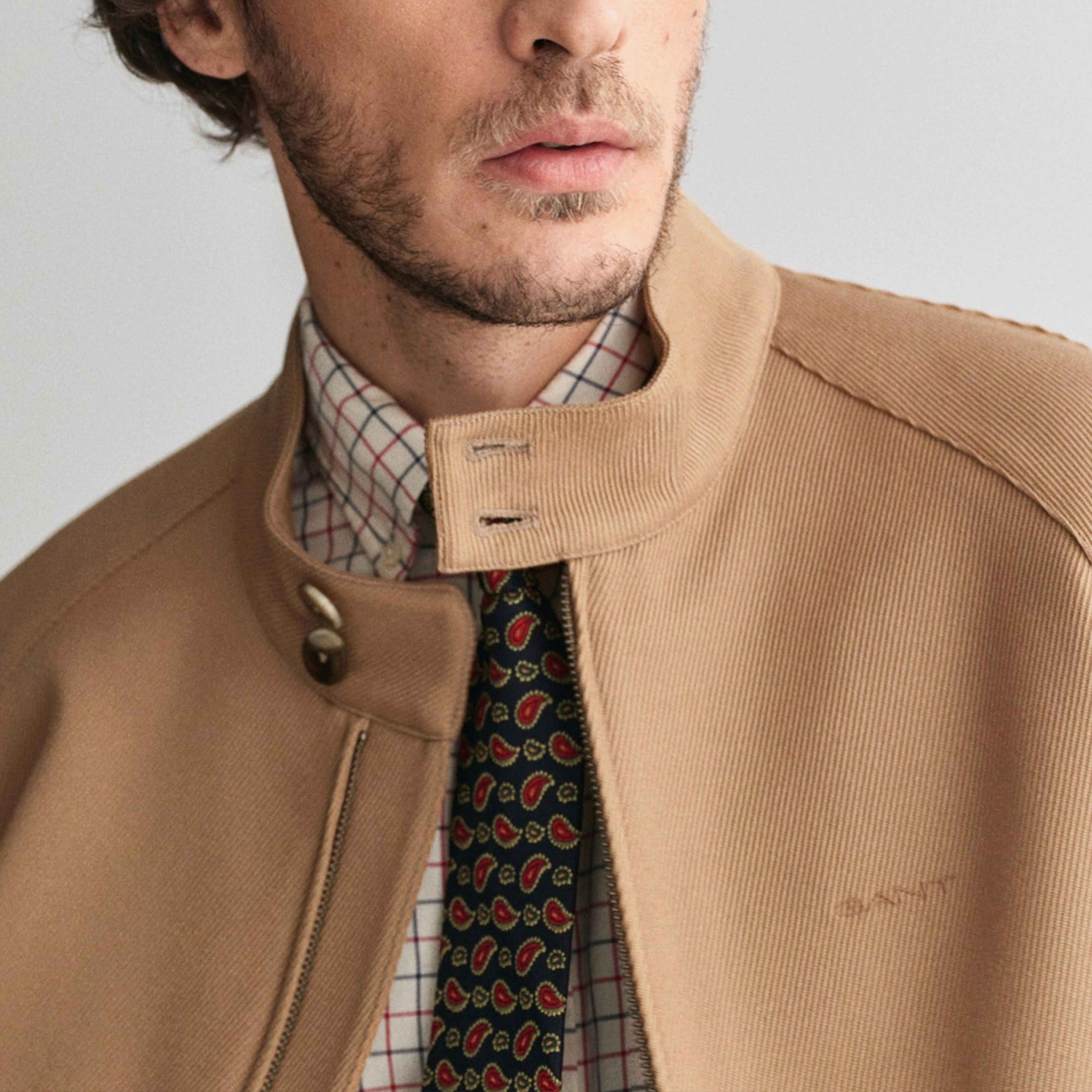 GANT Erkek Kahverengi Dik Yaka Ceket