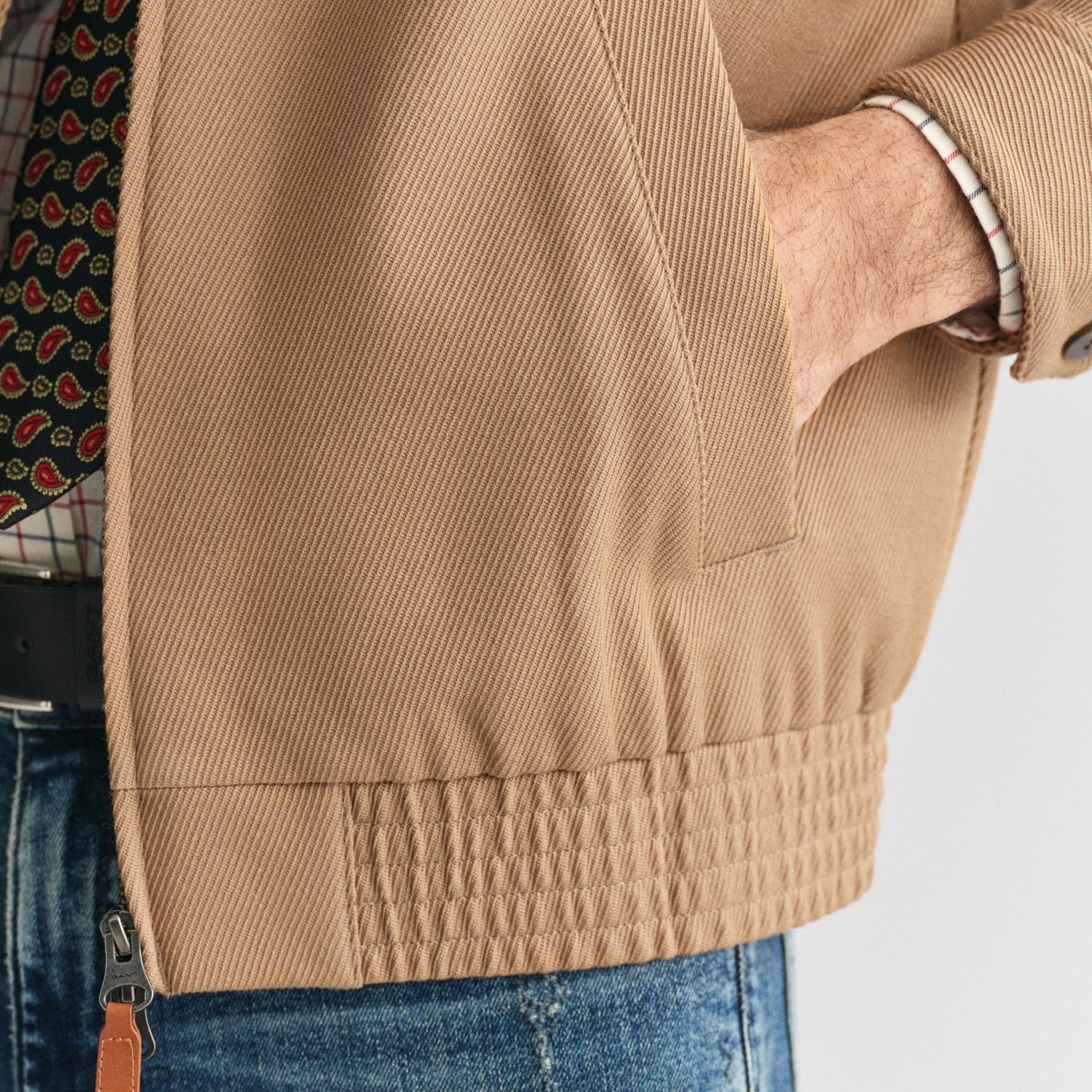 GANT Erkek Kahverengi Dik Yaka Ceket