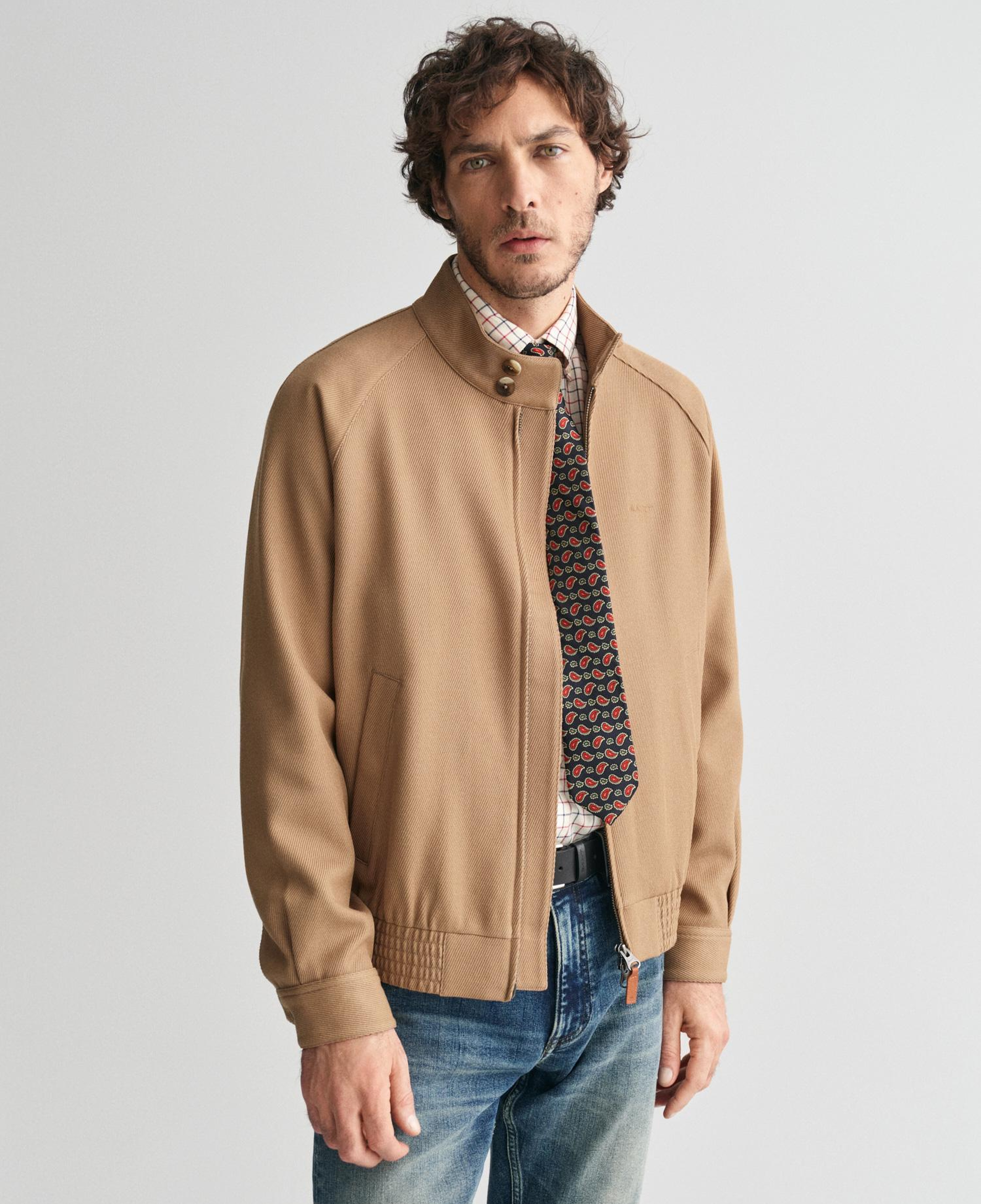 GANT Erkek Kahverengi Dik Yaka Ceket