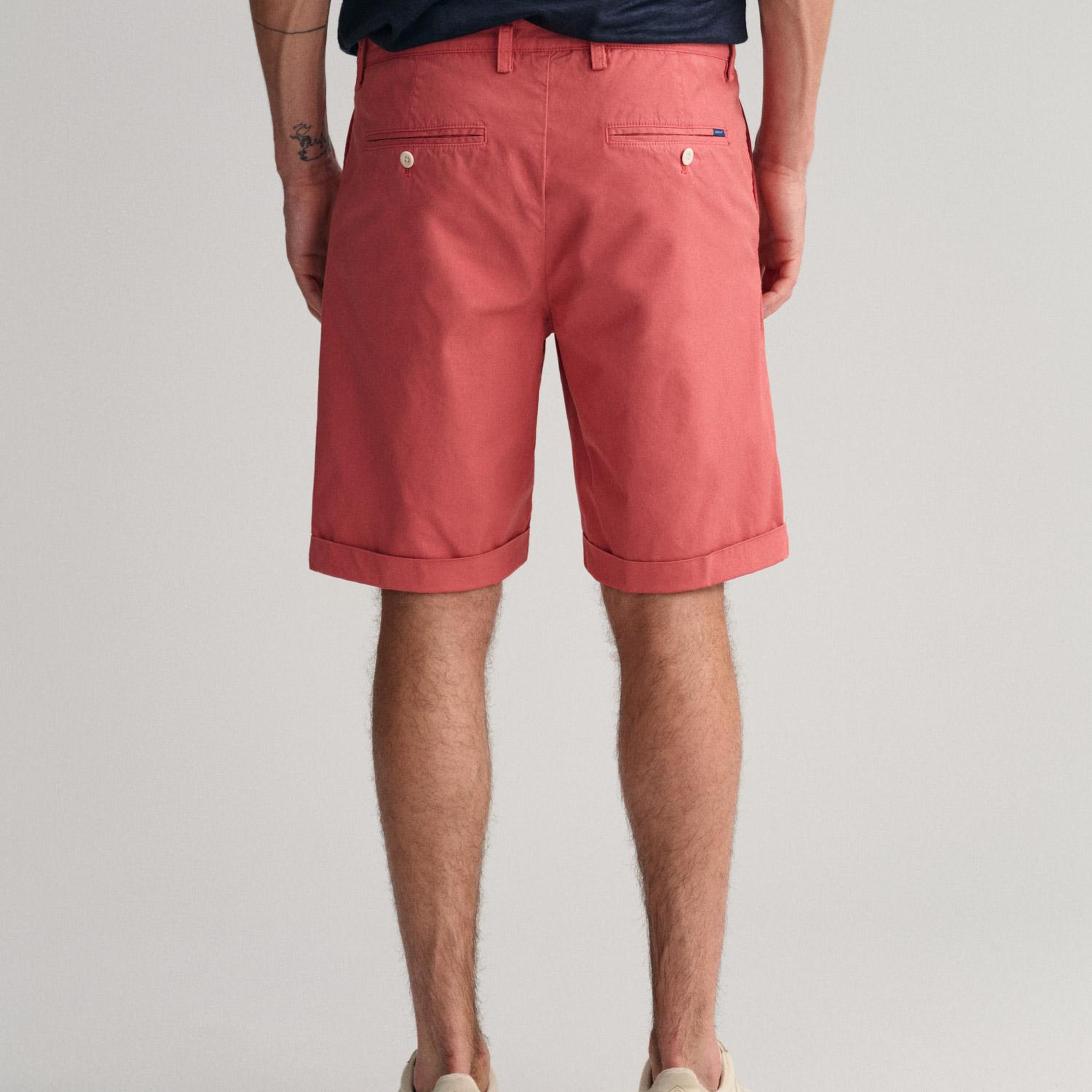 GANT Erkek Kırmızı Regular Fit Şort
