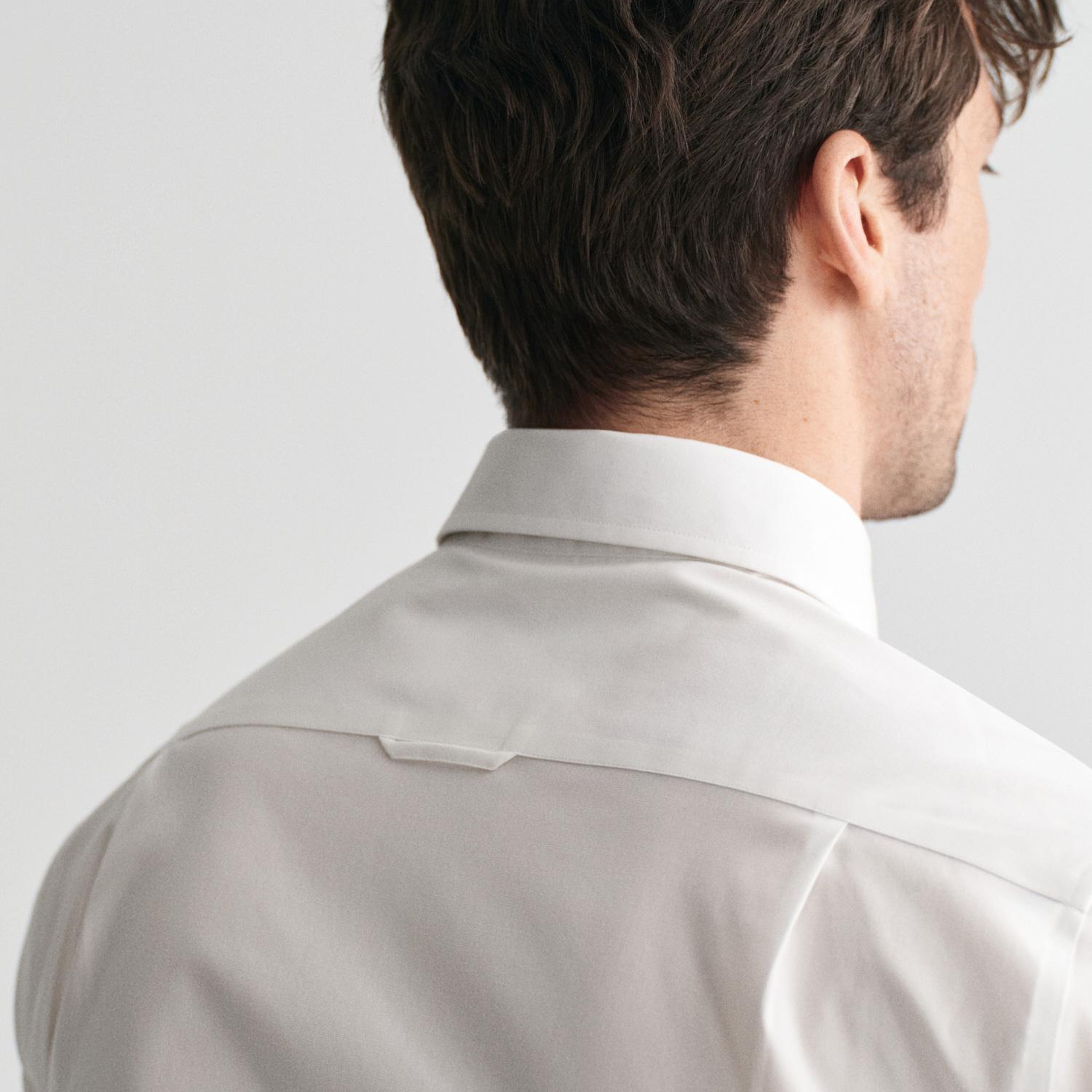 GANT Erkek Beyaz Slim Fit Gömlek