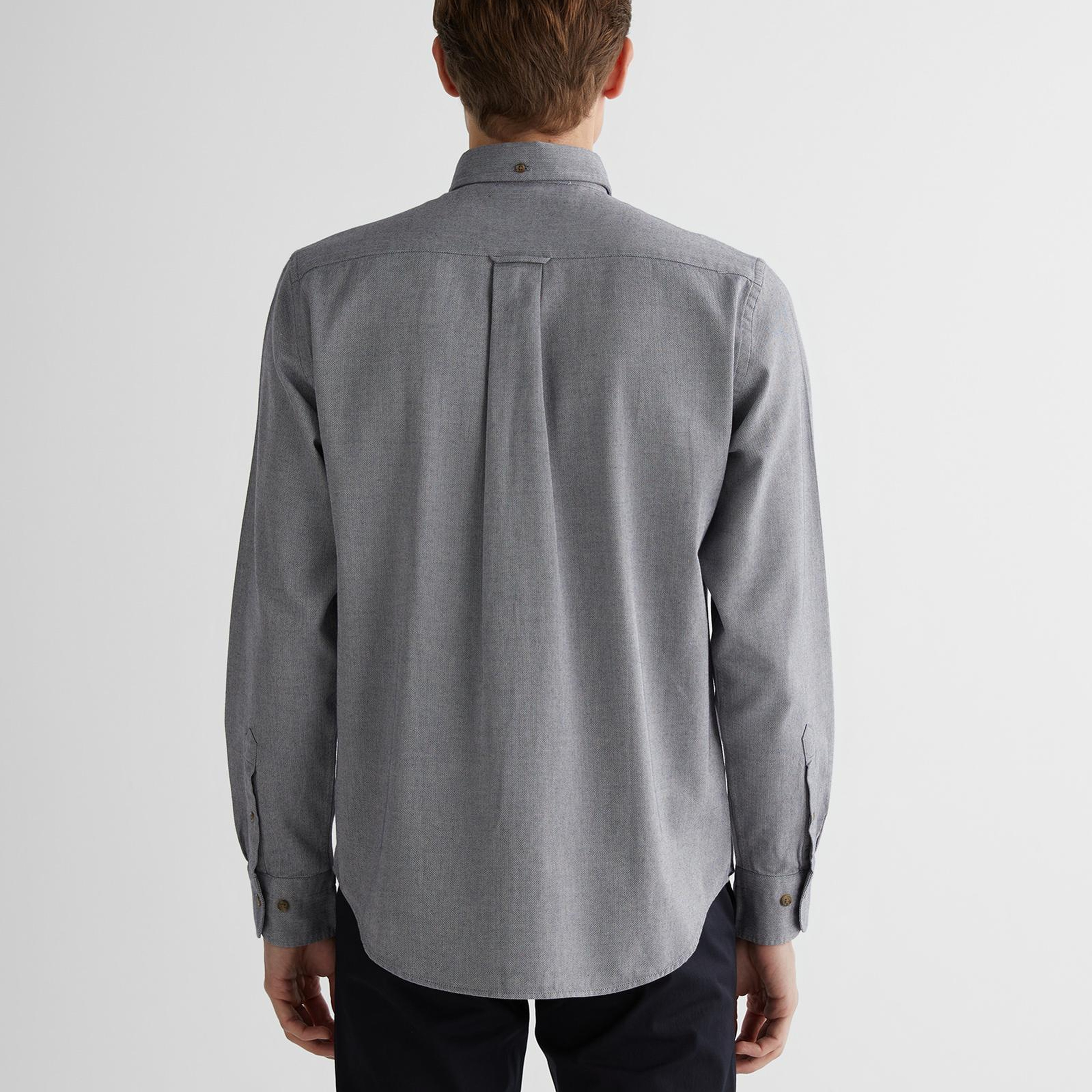 GANT Erkek Lacivert Regular Fit Düğmeli Yaka Gömlek