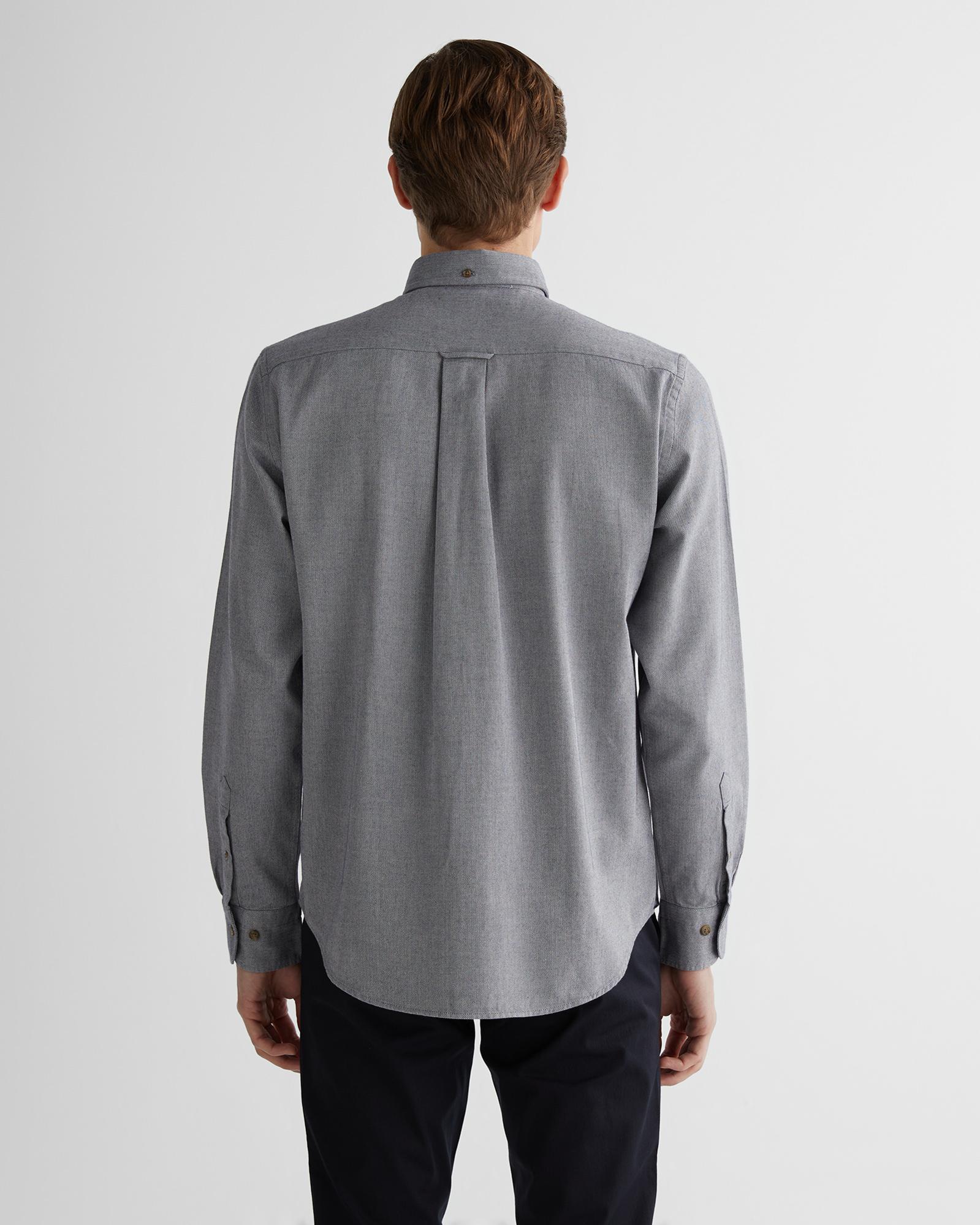 GANT Erkek Lacivert Regular Fit Düğmeli Yaka Gömlek