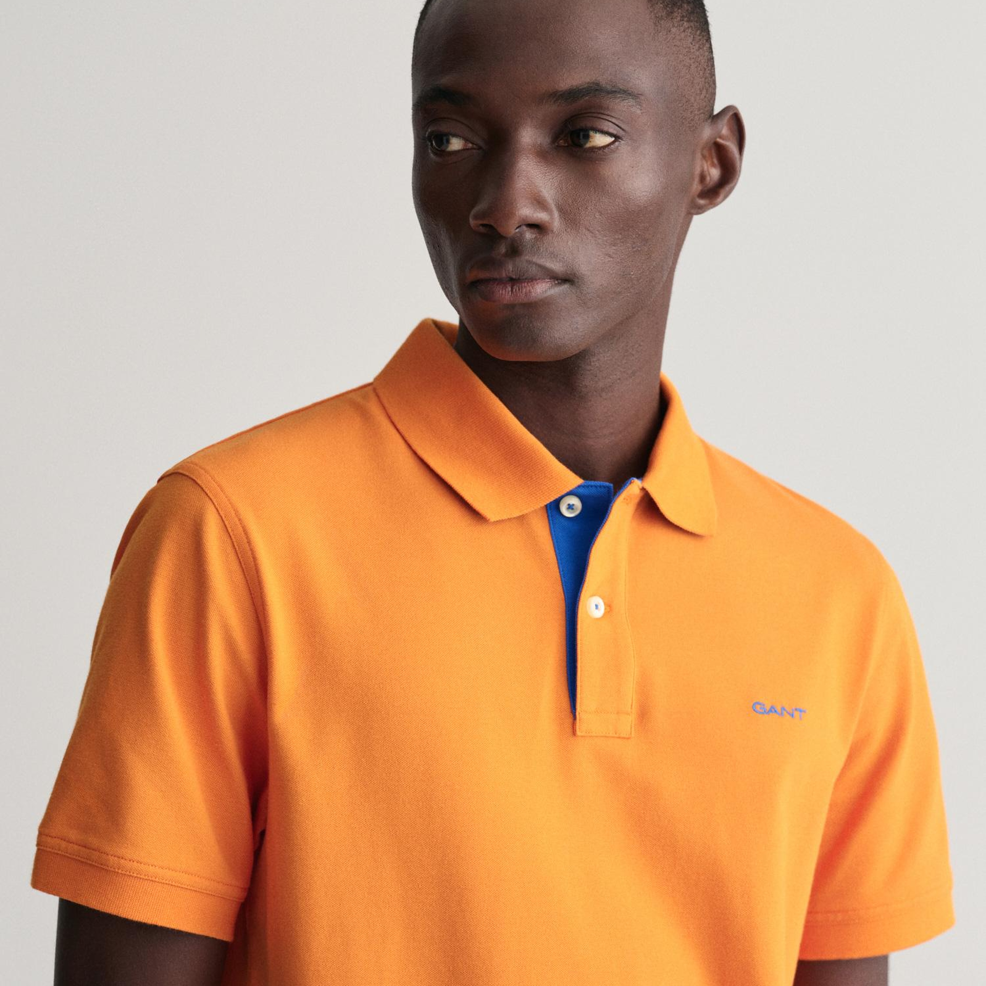 GANT Erkek Turuncu Regular Fit Polo