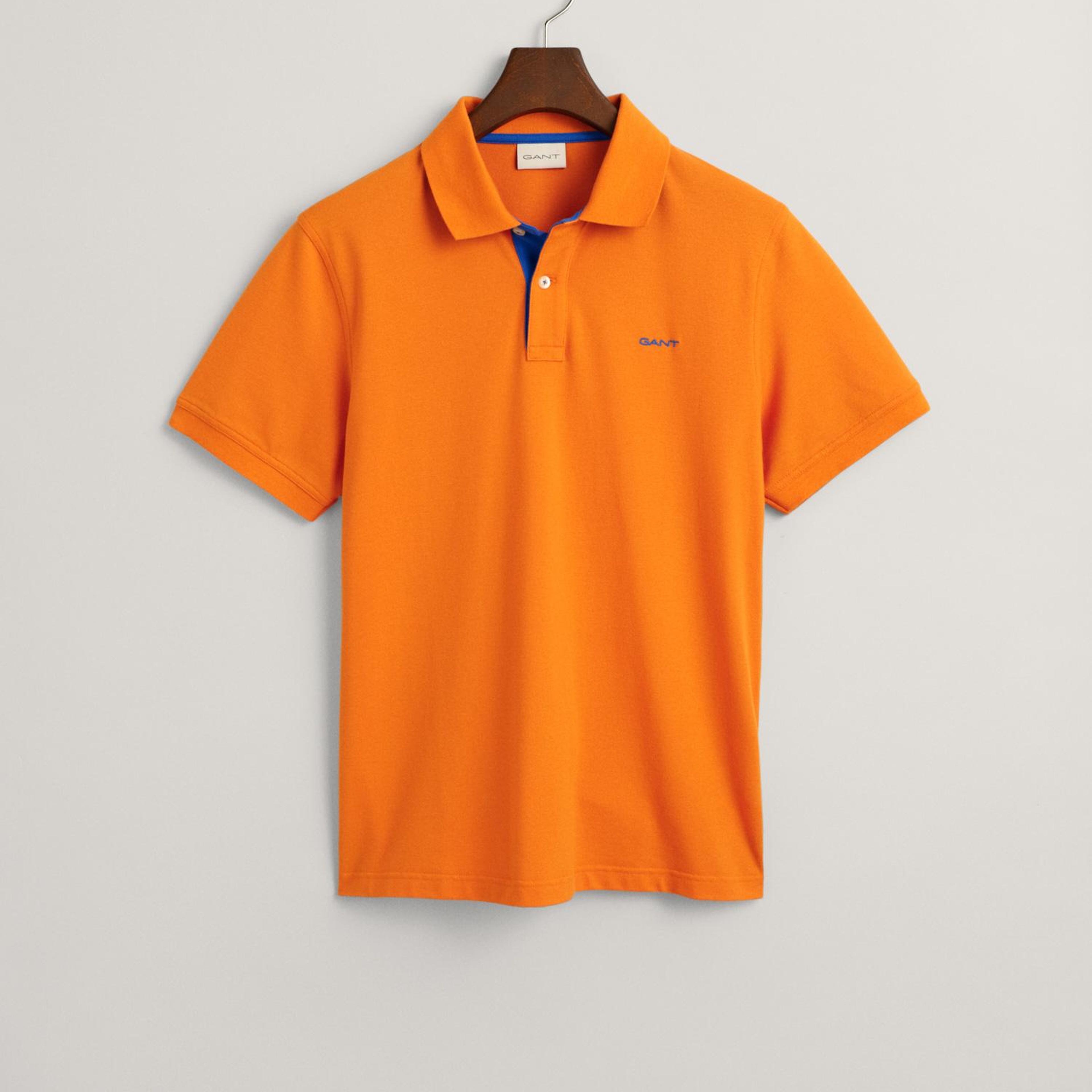 GANT Erkek Turuncu Regular Fit Polo