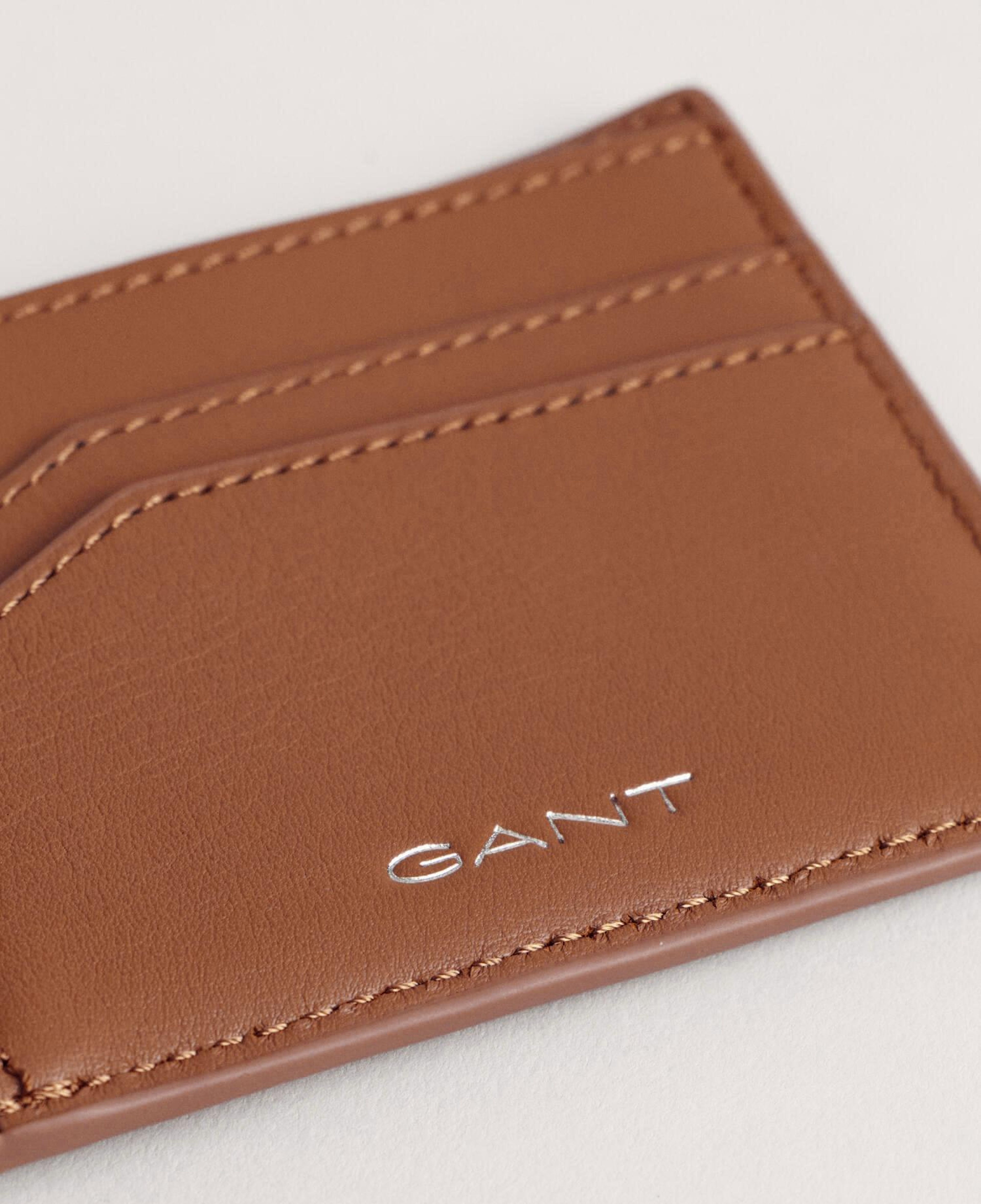 GANT Erkek Kahverengi Deri Logolu Cüzdan