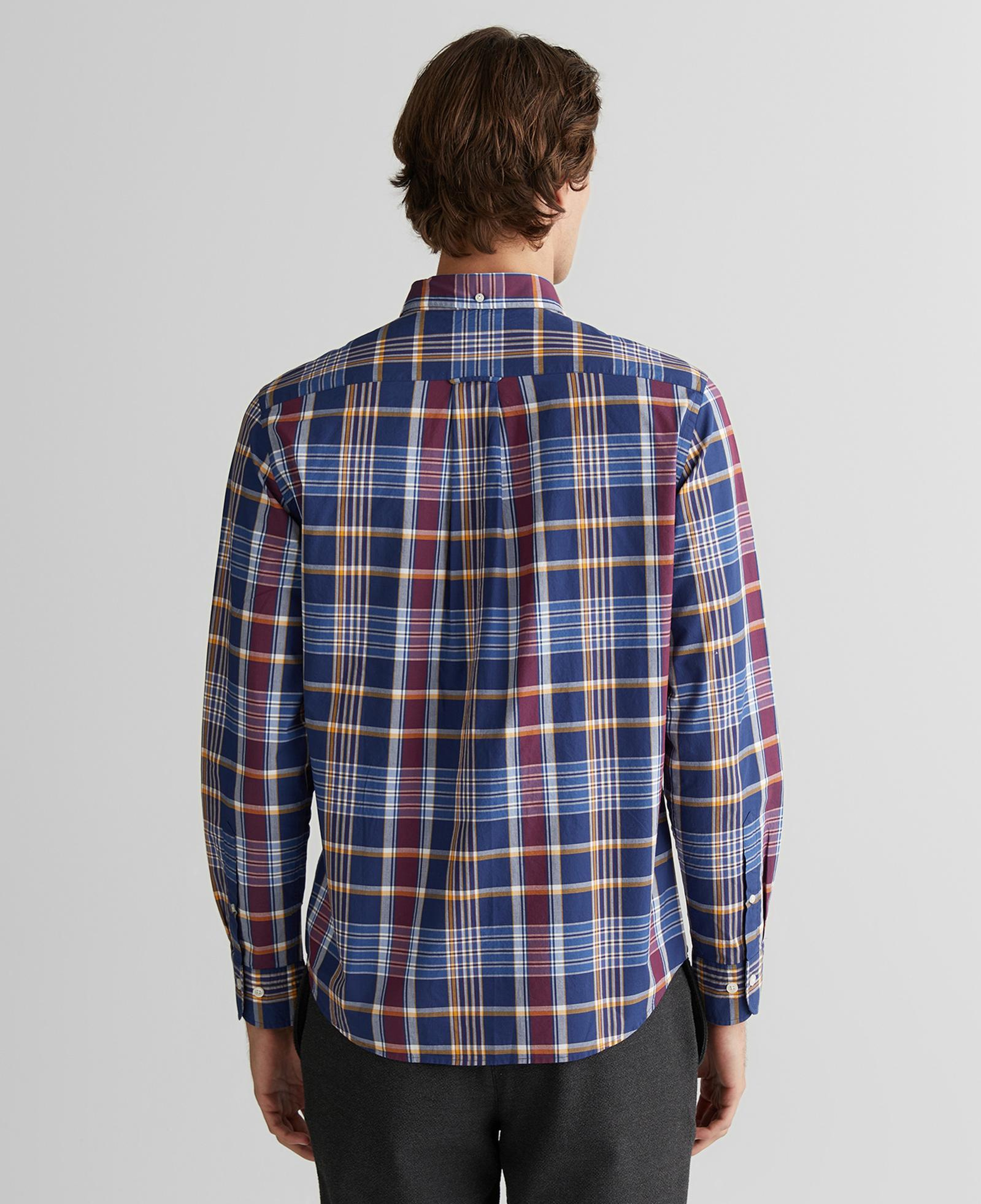 GANT Erkek Yeşil Regular Fit Düğmeli Yaka Çizgili Gömlek