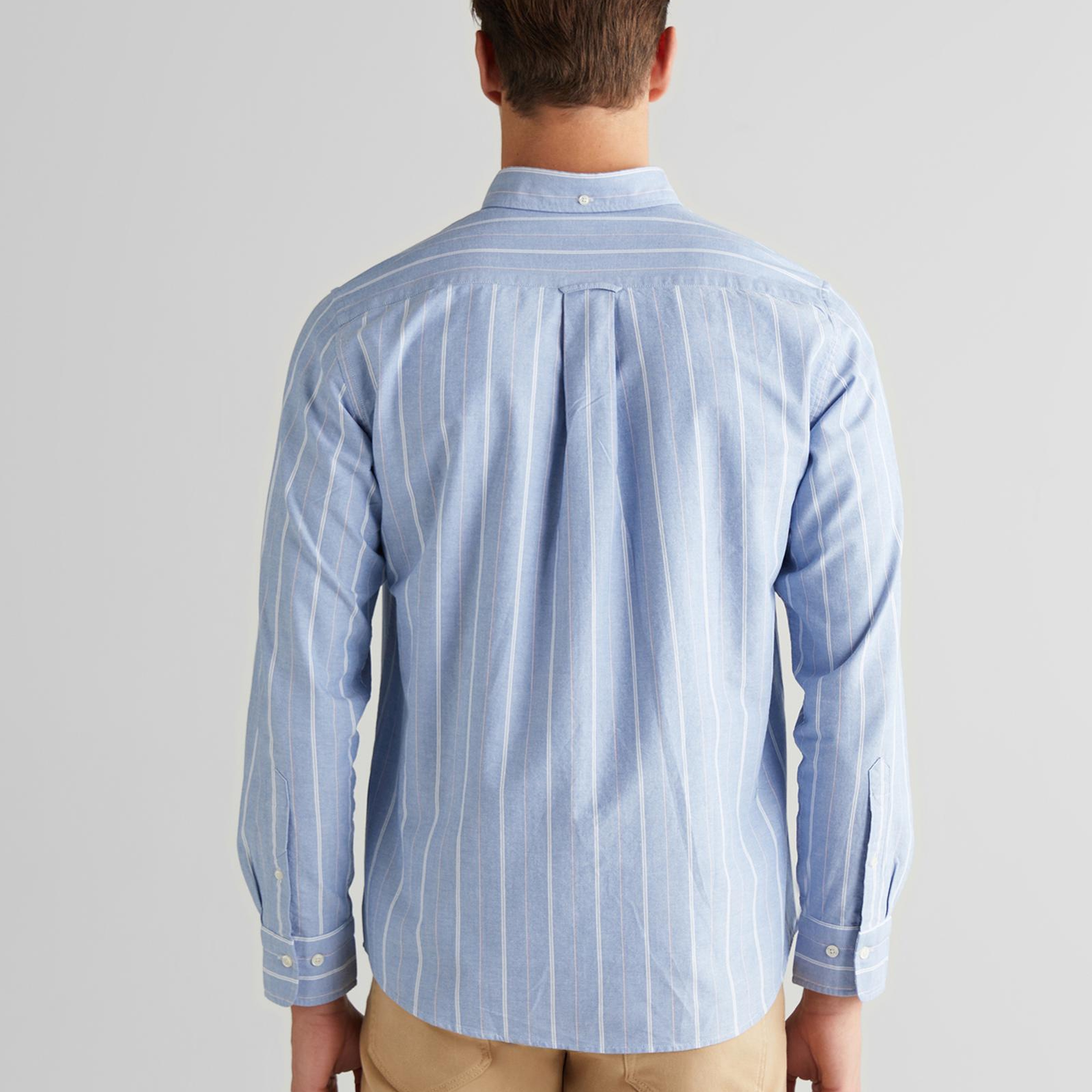 GANT Erkek Mavi Regular Fit Düğmeli Gömlek