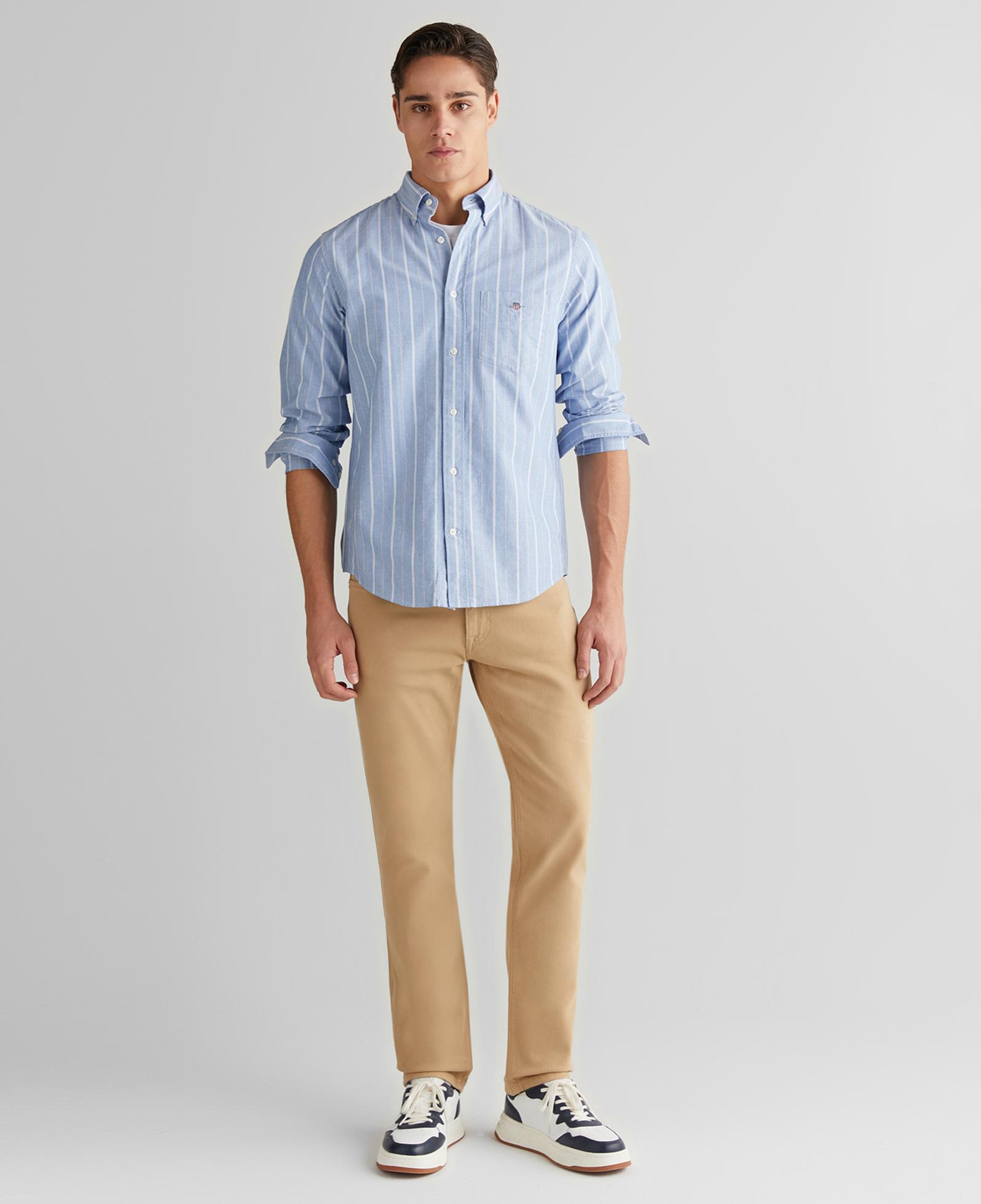 GANT Erkek Mavi Regular Fit Düğmeli Gömlek