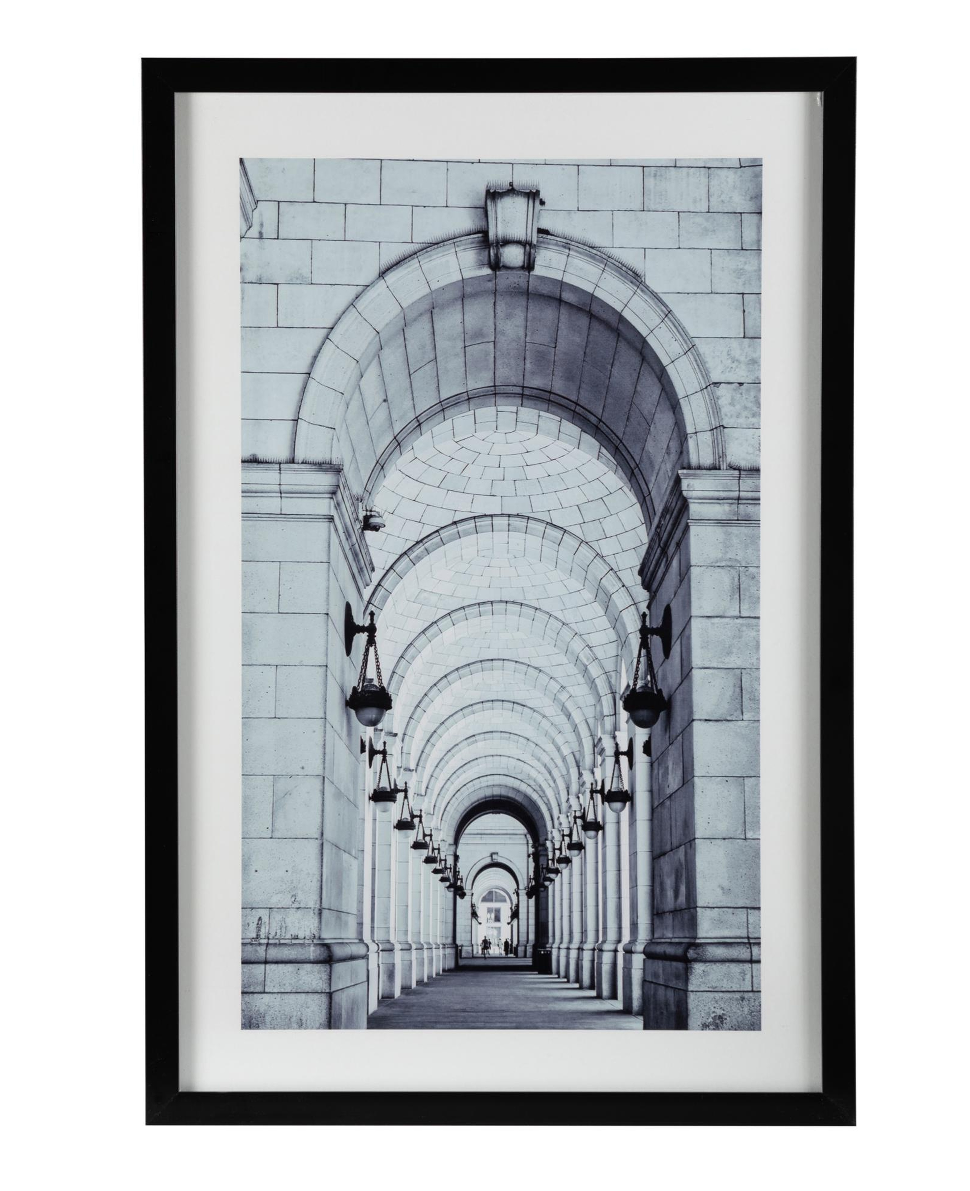UNION STATION ÇERÇEVELİ CAM TABLO 60X90CM