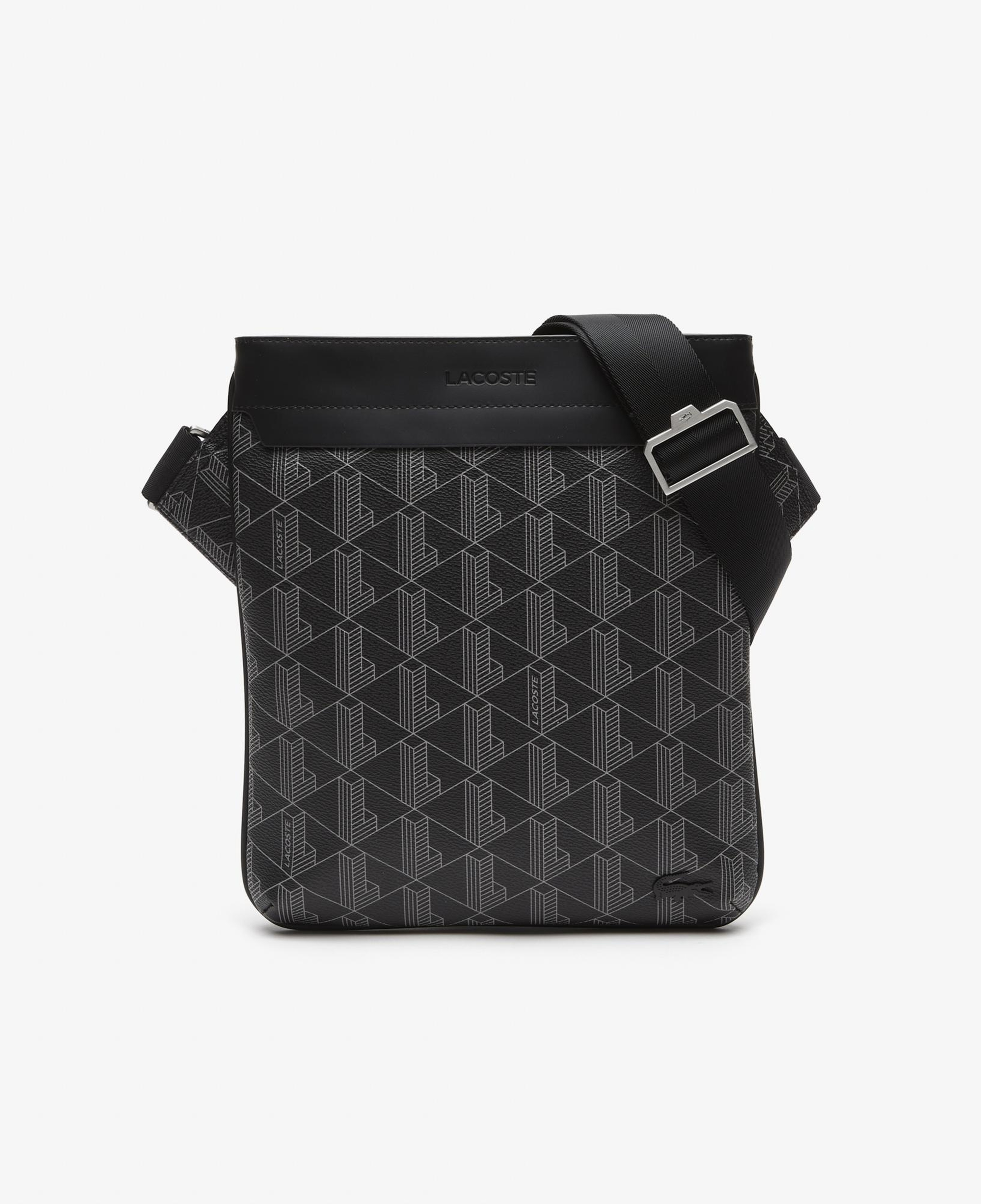 The Blend Erkek Monogram Siyah Postacı Çantası