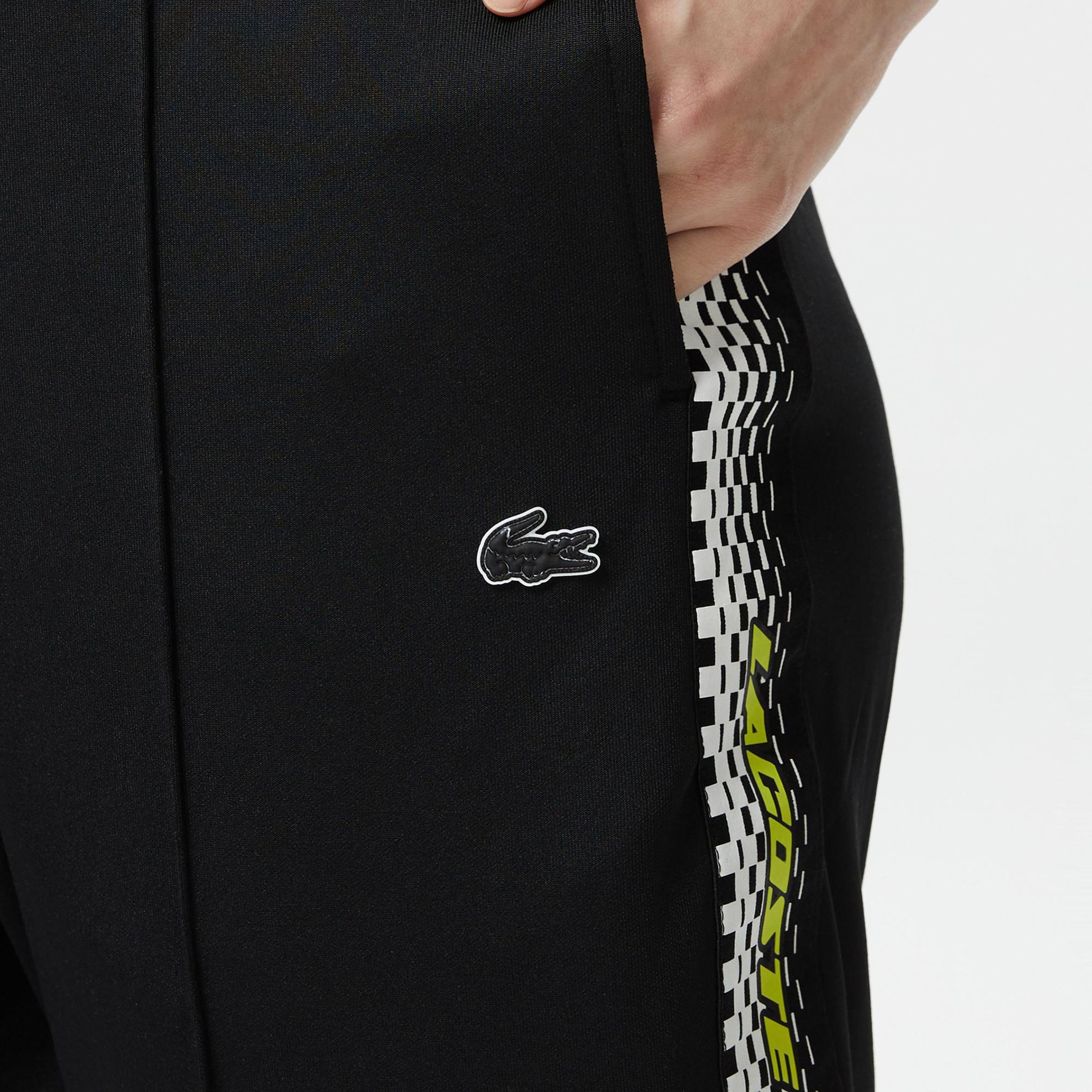 Active Kadın Baskılı Siyah Eşofman Altı