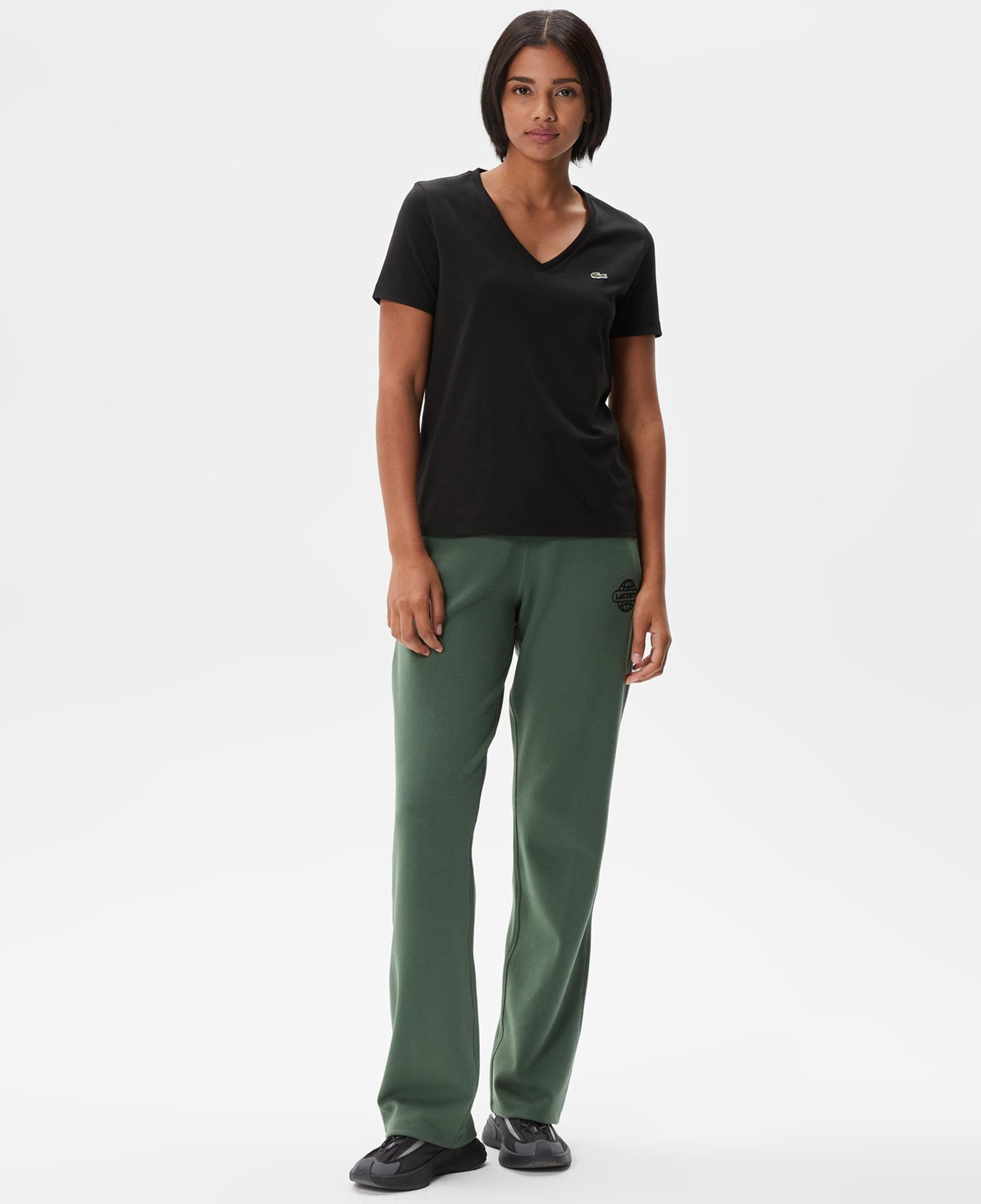 Kadın İspanyol Paça Yeşil Eşofman Altı