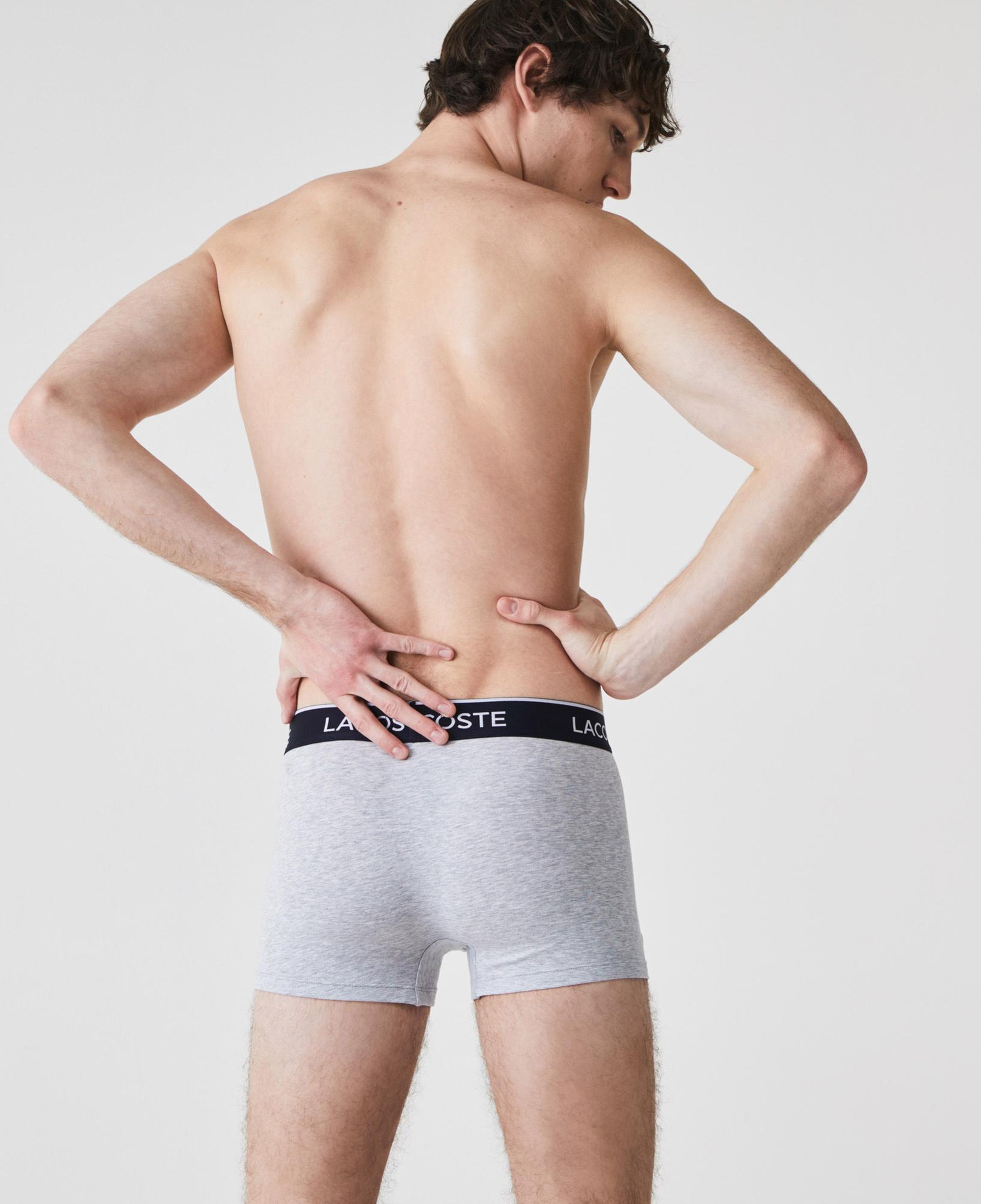 Lacoste Erkek 3'lü Gri Boxer