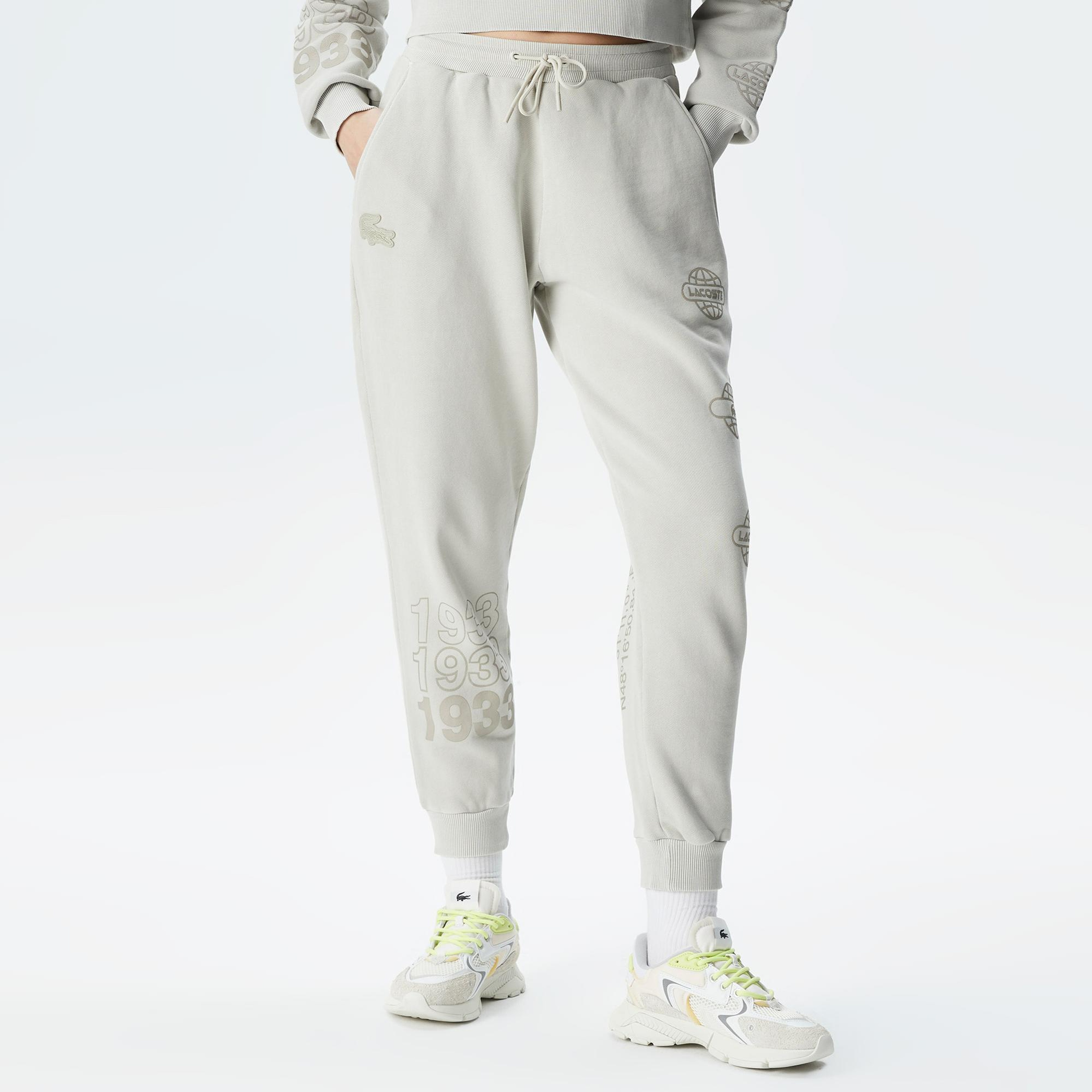 Lacoste House of SuperStep X Lacoste Erkek Gri Eşofman Altı