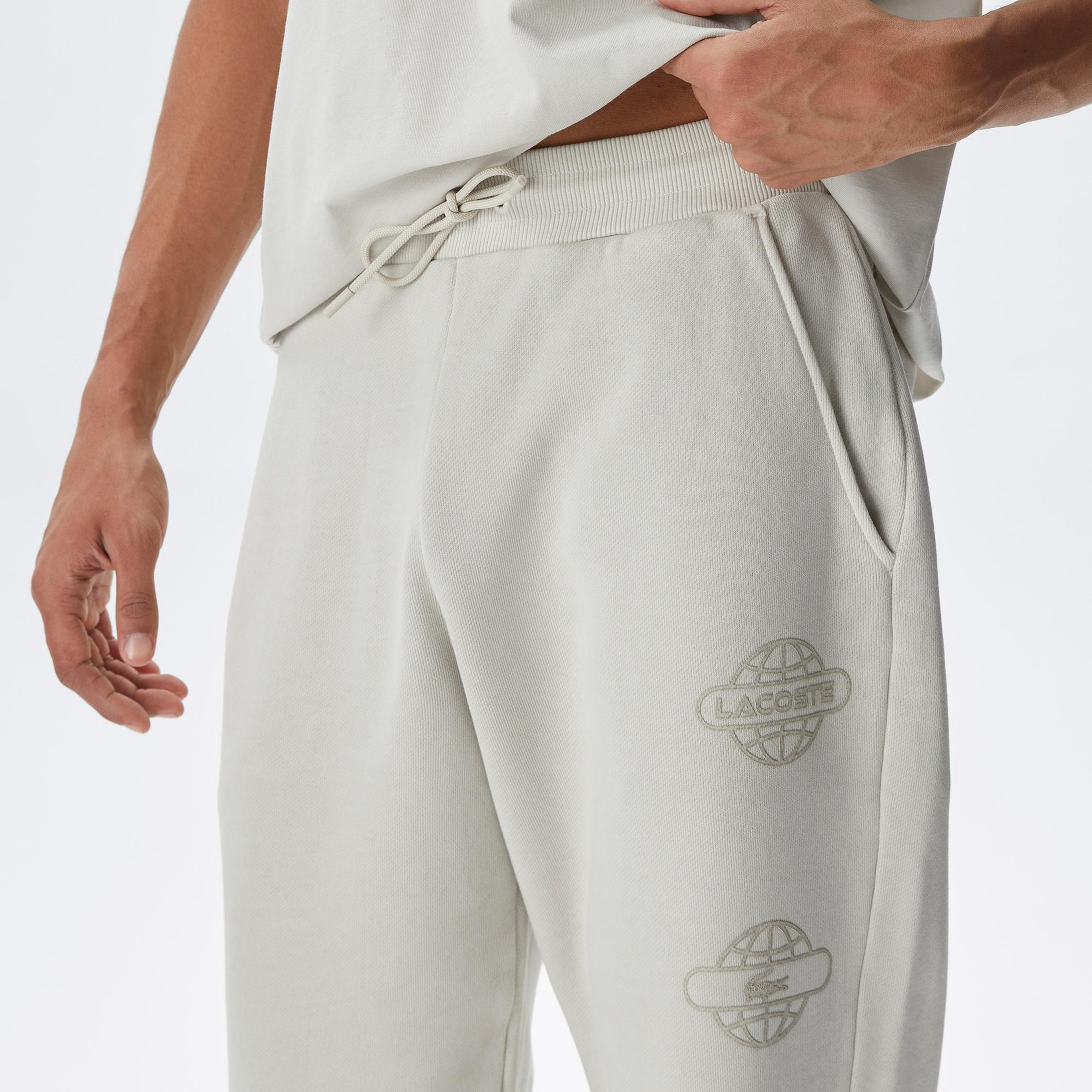 Lacoste House of SuperStep X Lacoste Erkek Gri Eşofman Altı
