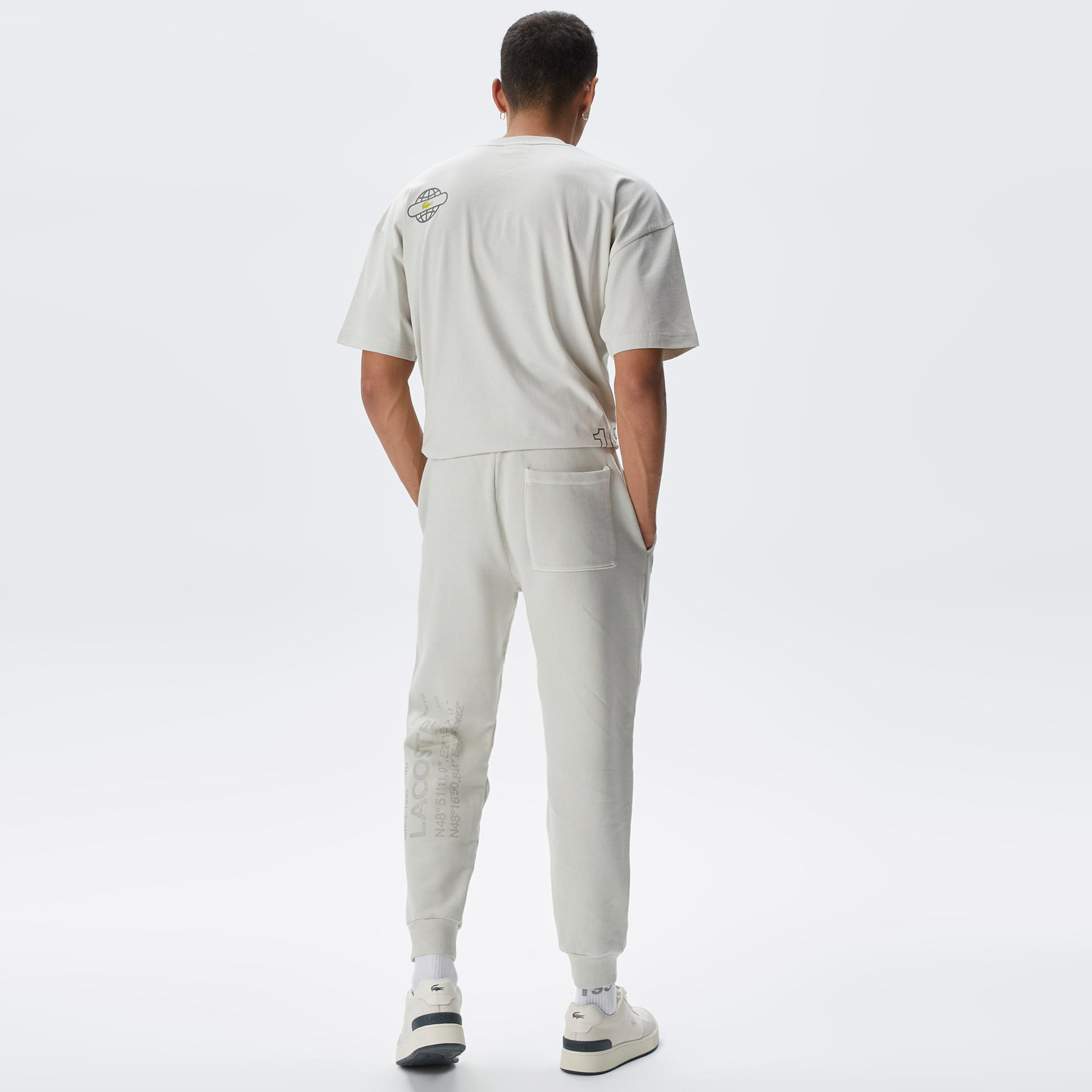 Lacoste House of SuperStep X Lacoste Erkek Gri Eşofman Altı