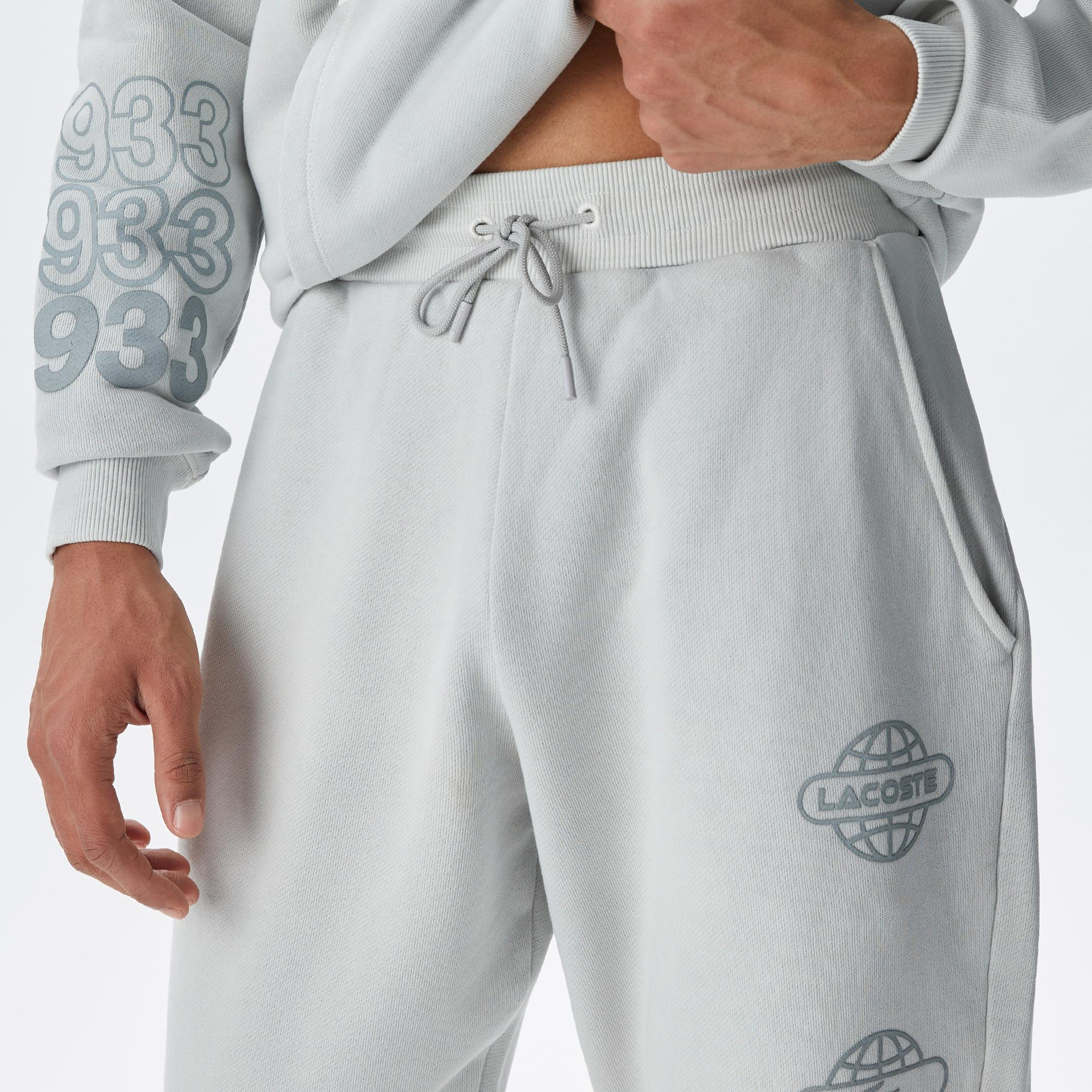 Lacoste House of SuperStep X Lacoste Kadın Gri Eşofman Altı